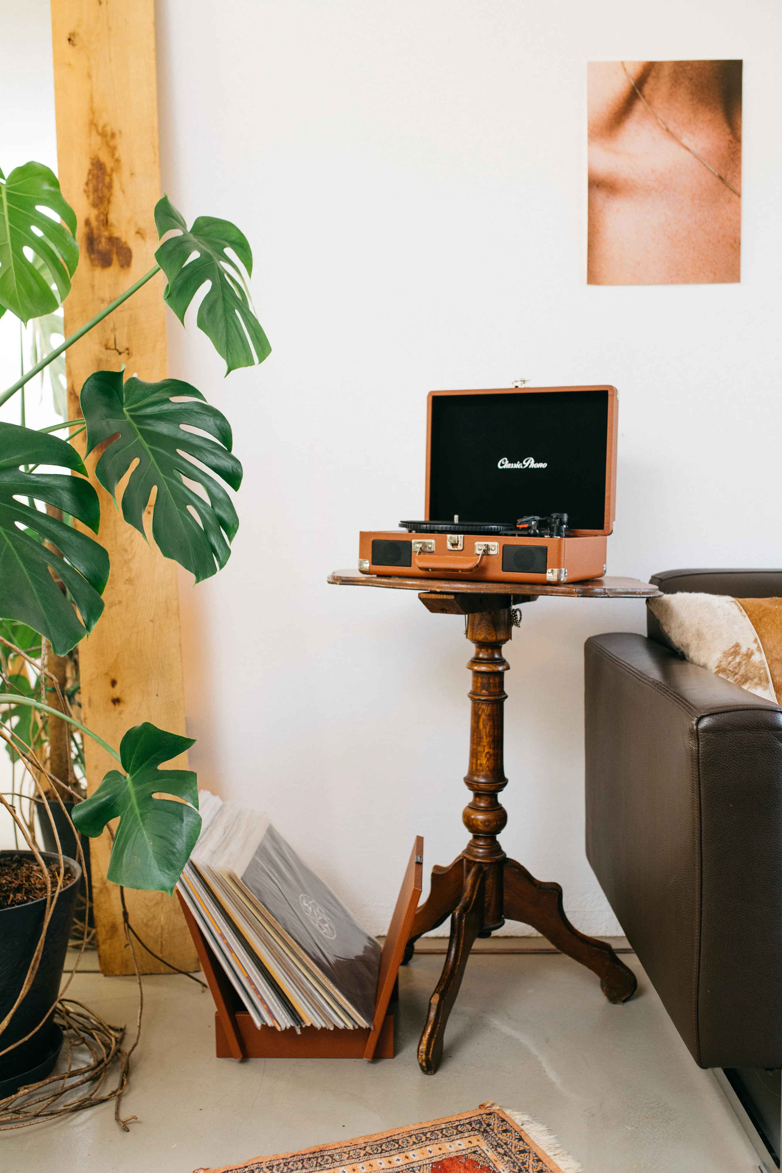 CLASSIC PHONO TT-10BN - Koffer Platenspeler met 2 ingebouwde speakers - Bruin - Image 15