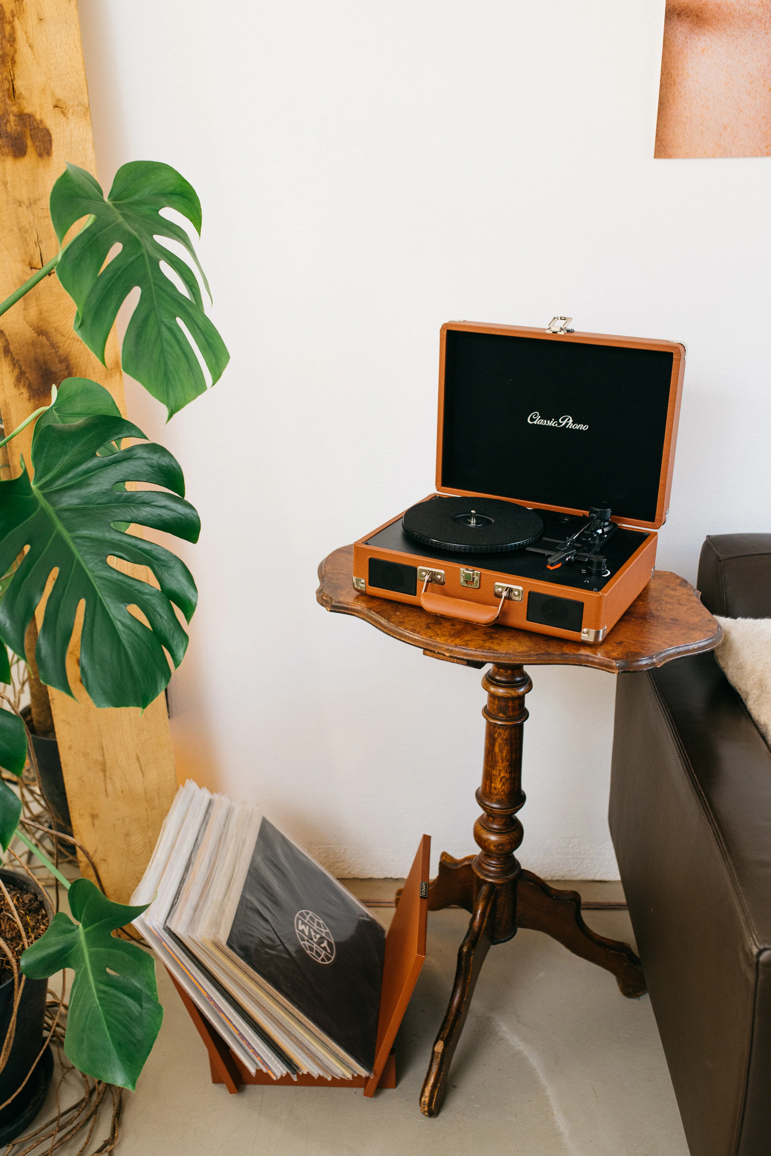 CLASSIC PHONO TT-10BN - Koffer Platenspeler met 2 ingebouwde speakers - Bruin - Image 16