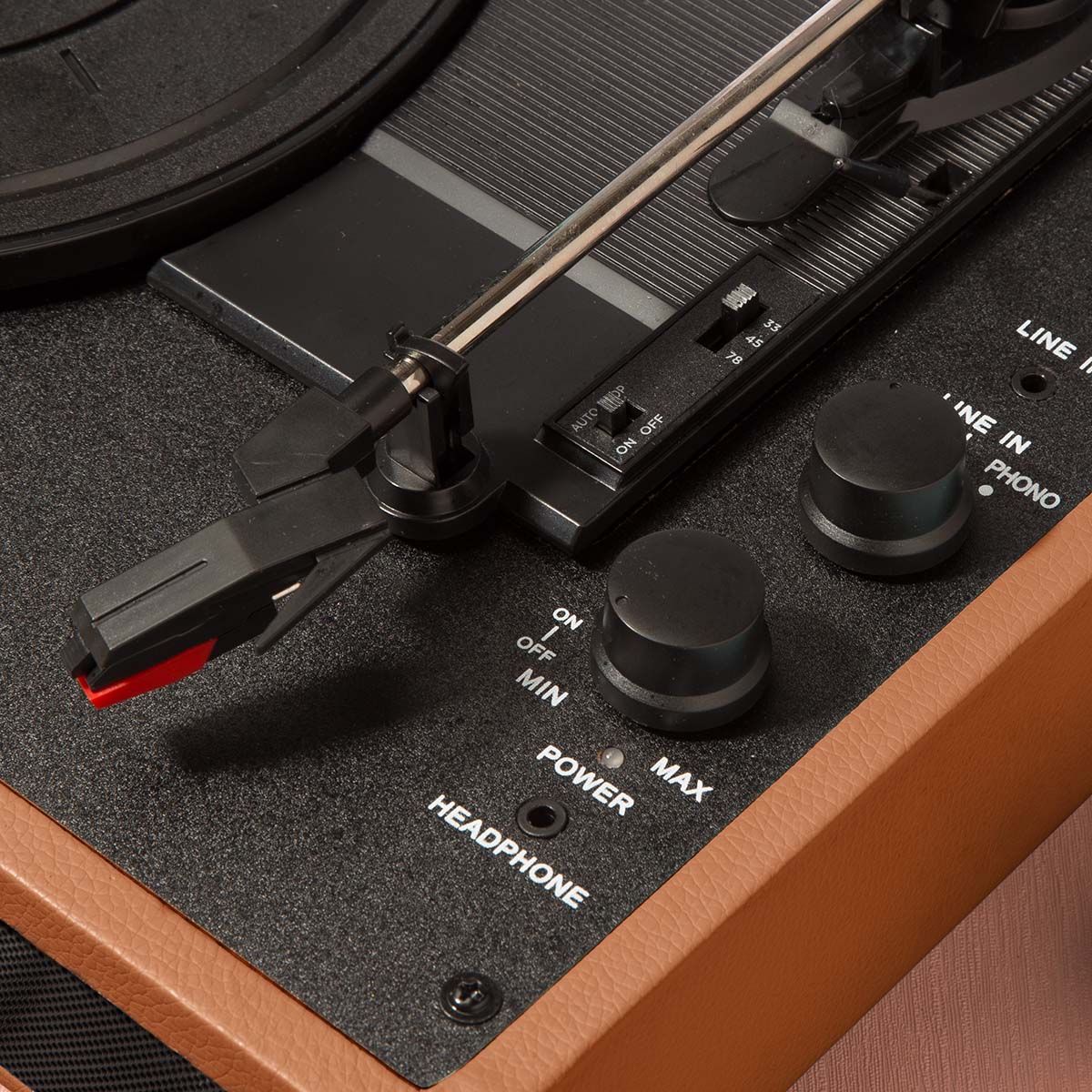 CLASSIC PHONO TT-10BN - Koffer Platenspeler met 2 ingebouwde speakers - Bruin - Image 6