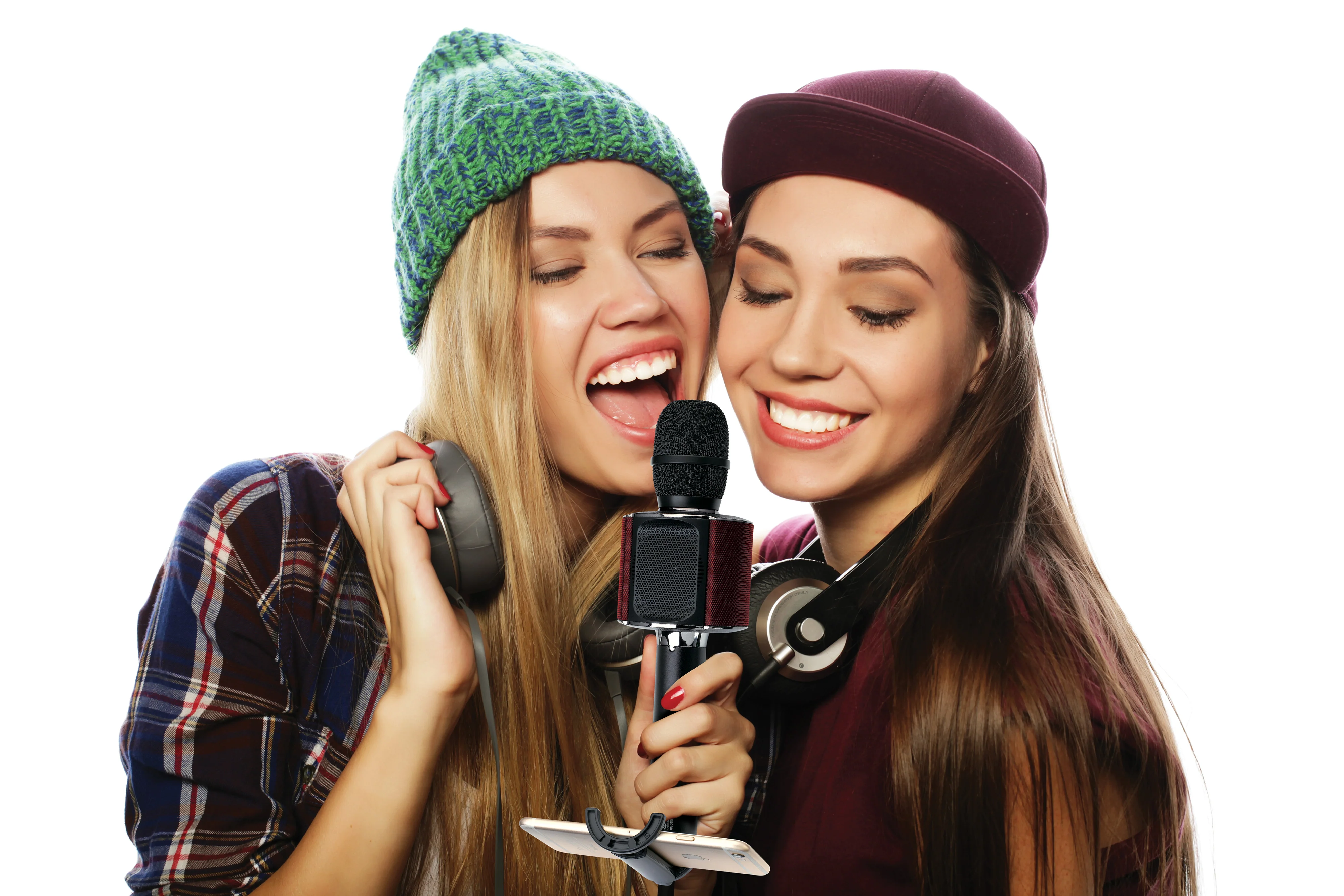 LENCO BMC-090BK - Bluetooth® Karaoke microfoon met speaker en verlichting - Zwart - Image 16