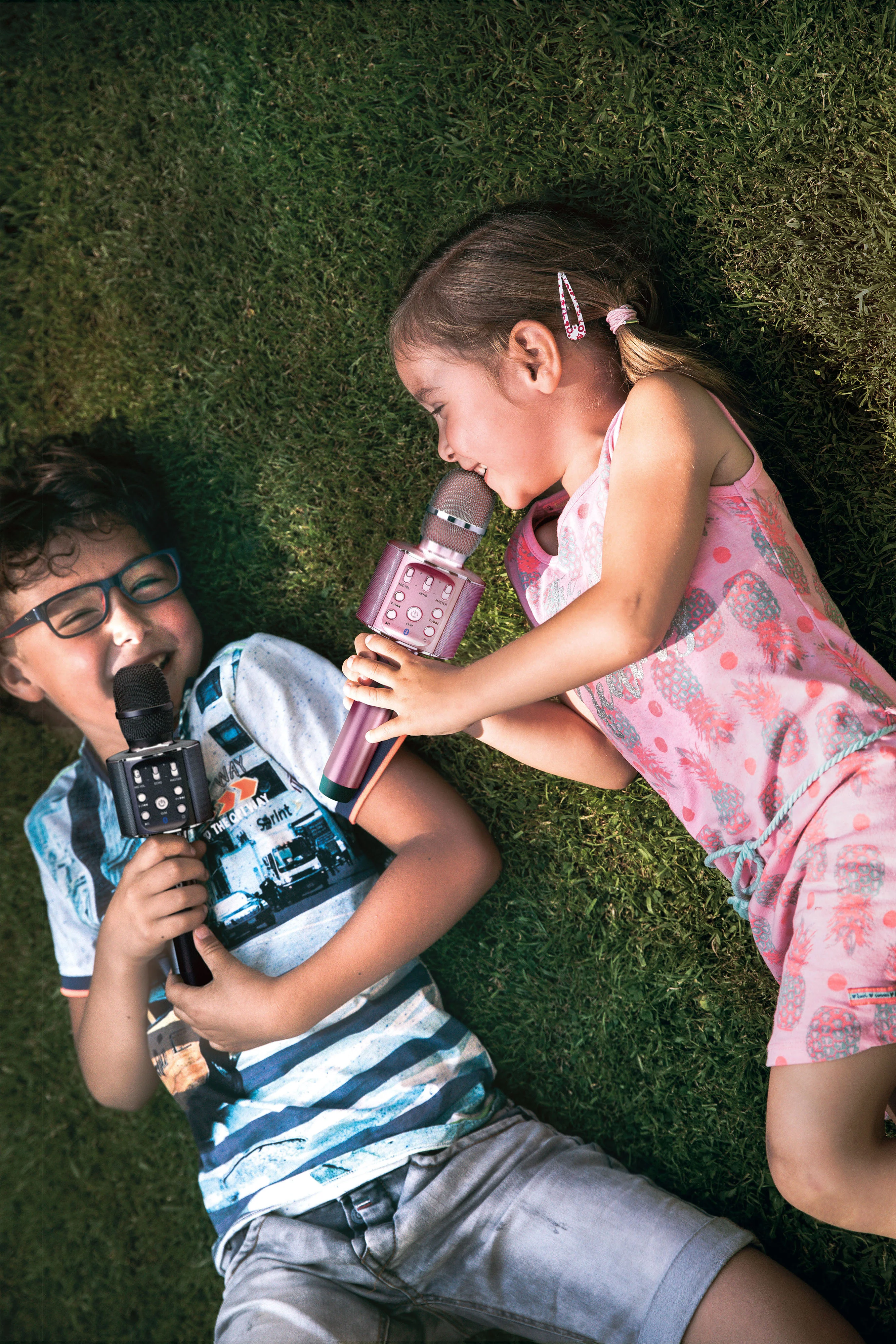 LENCO BMC-090PK - Karaoke Bluetooth® microfoon met speaker en verlichting - Roze - Image 15