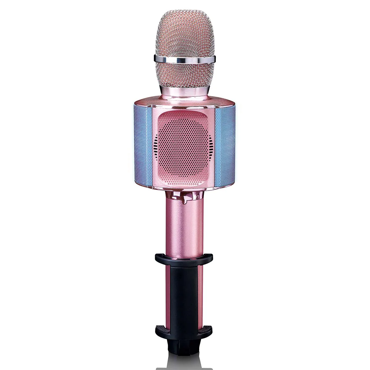 LENCO BMC-090PK - Karaoke Bluetooth® microfoon met speaker en verlichting - Roze - Image 3