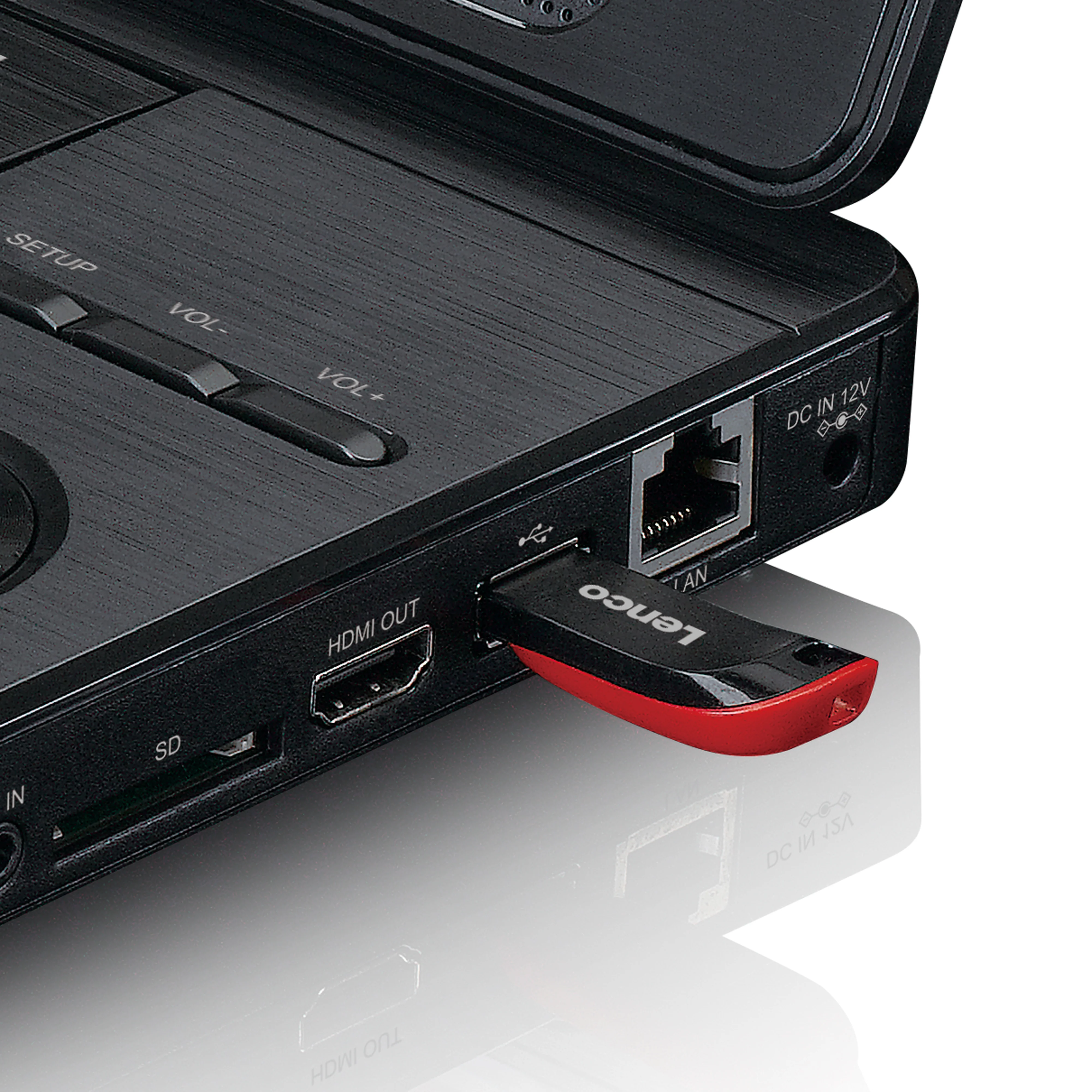 LENCO BRP-1150BK - Draagbare 11.5" Blu-ray - DVD speler met USB en SD, zwart - Image 5