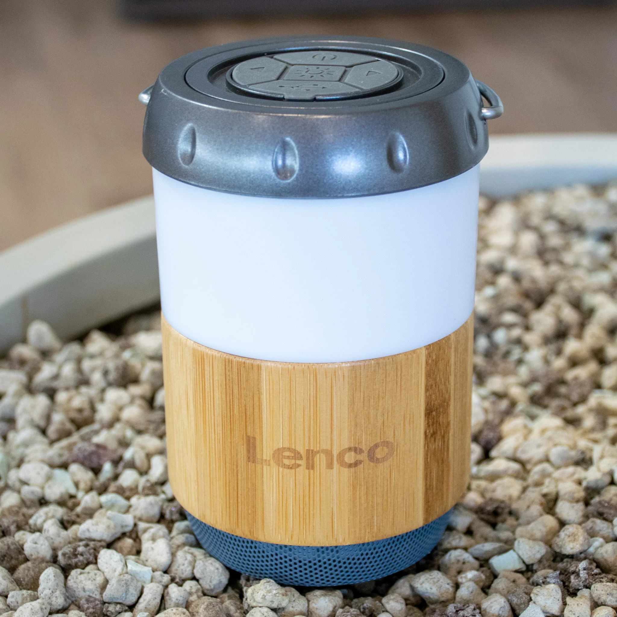 LENCO BTL-030BA - Lantaarn met ingebouwde Bluetooth® speaker - Bamboo - Image 10
