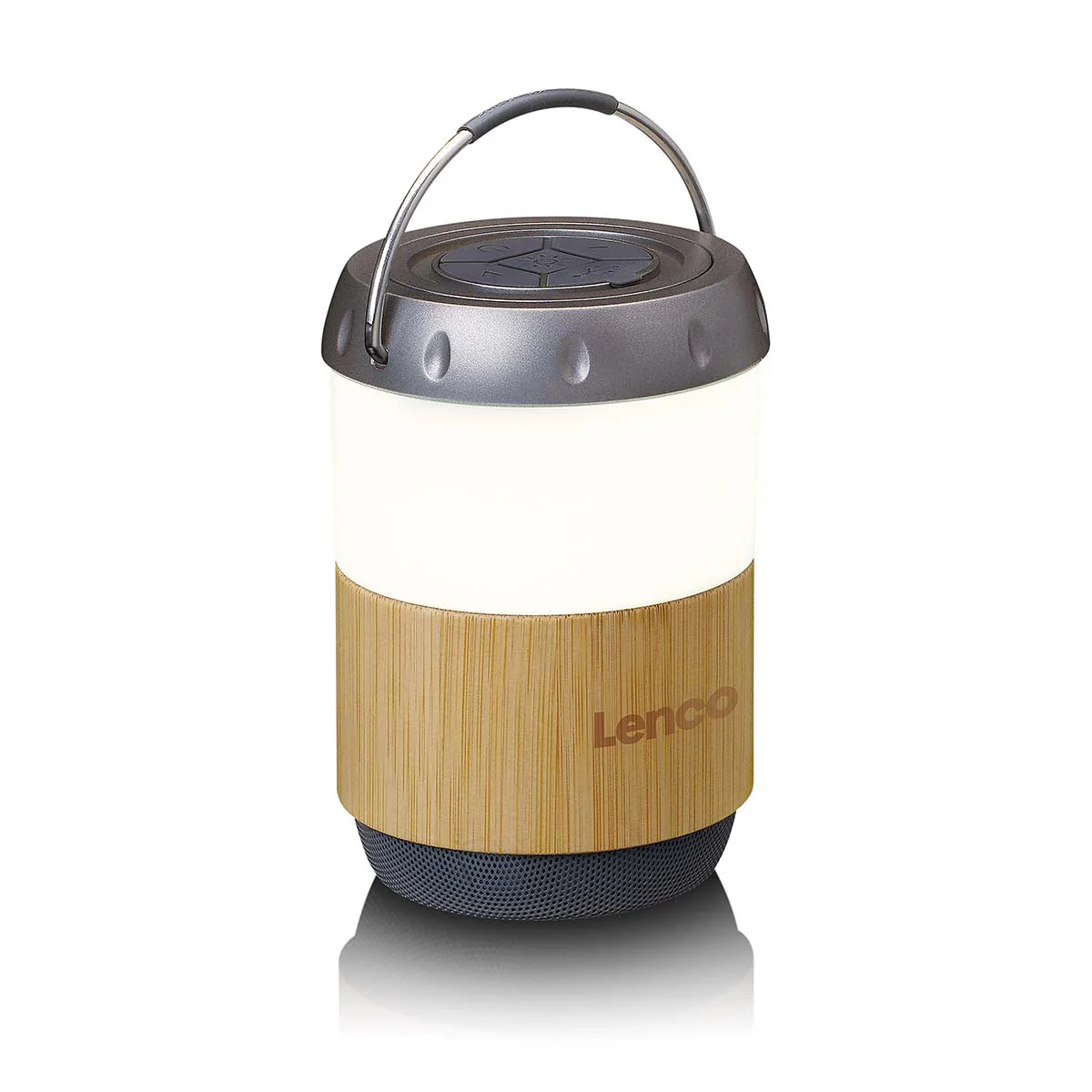 LENCO BTL-030BA - Lantaarn met ingebouwde Bluetooth® speaker - Bamboo - Image 6
