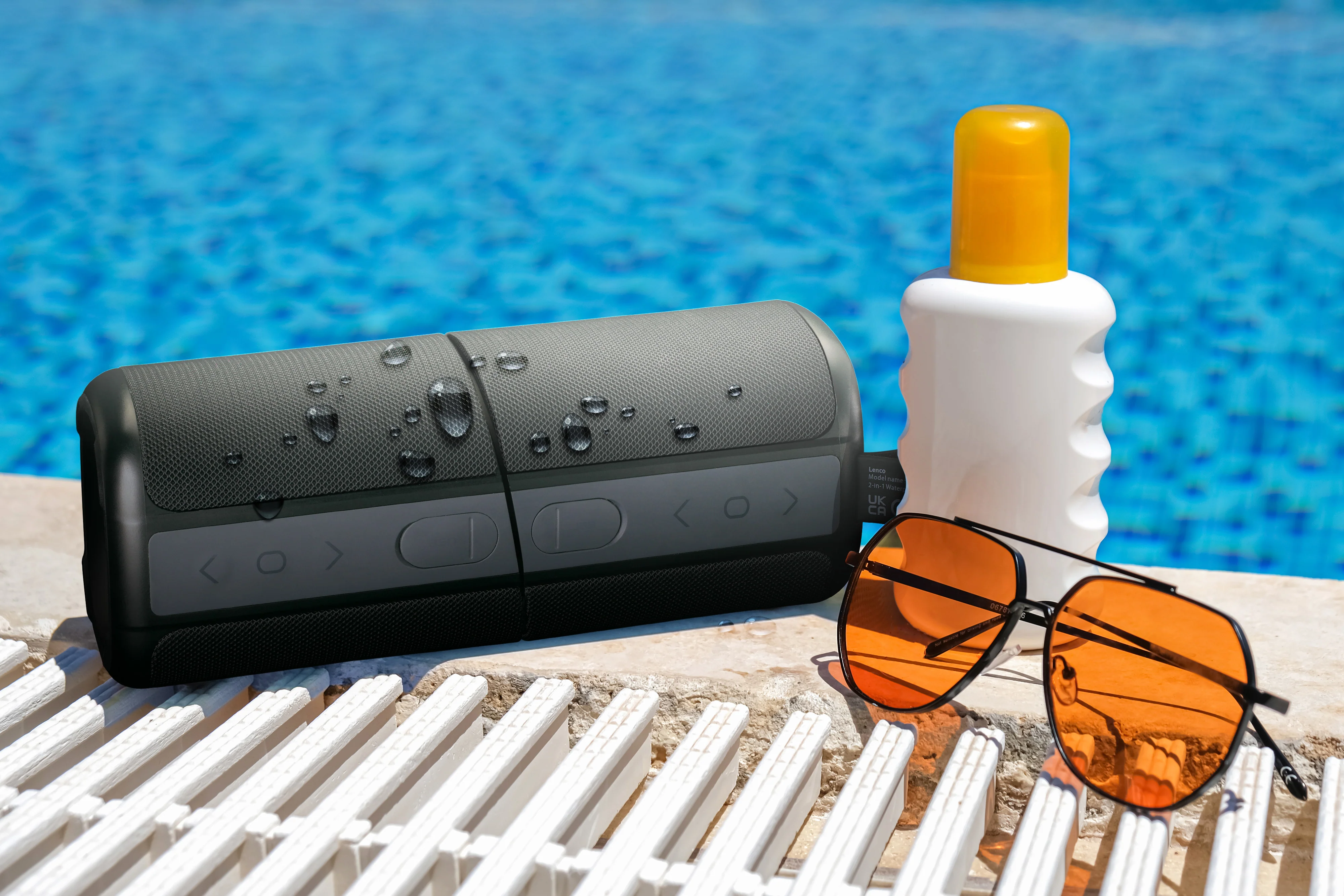 LENCO BTP-400BK - 2 in 1 stereo Bluetooth® speaker, zwart - Image 11