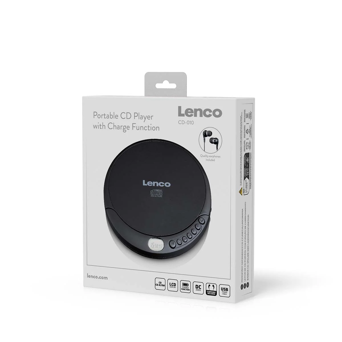 LENCO CD-010 - Portable CD speler met oplaadfunctie - Zwart - Image 13