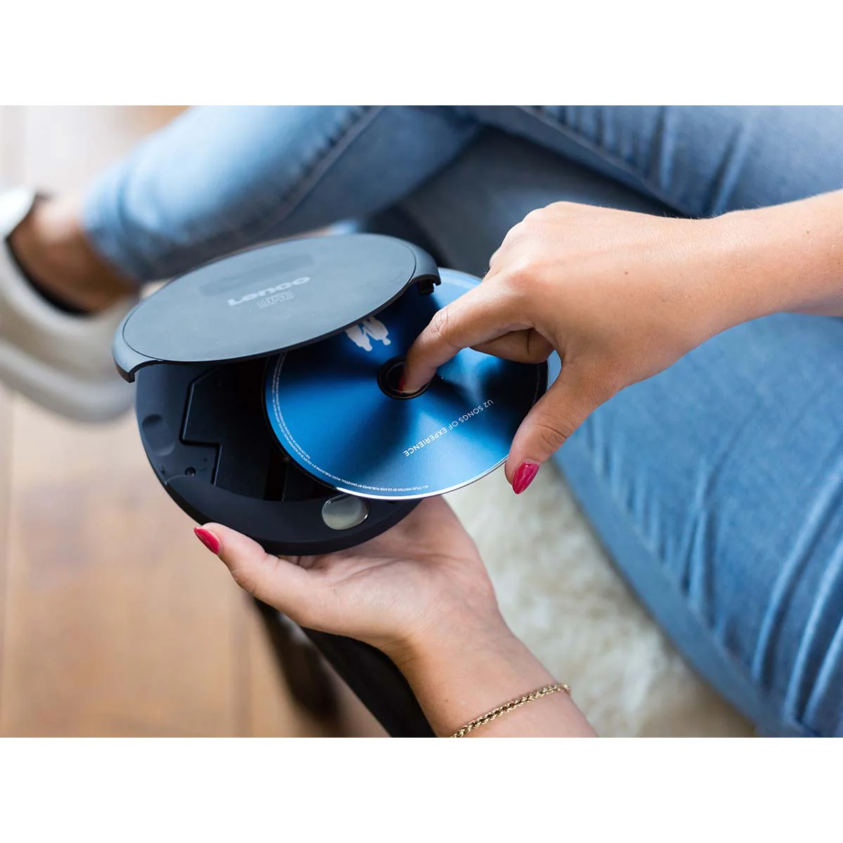 LENCO CD-010 - Portable CD speler met oplaadfunctie - Zwart - Image 9