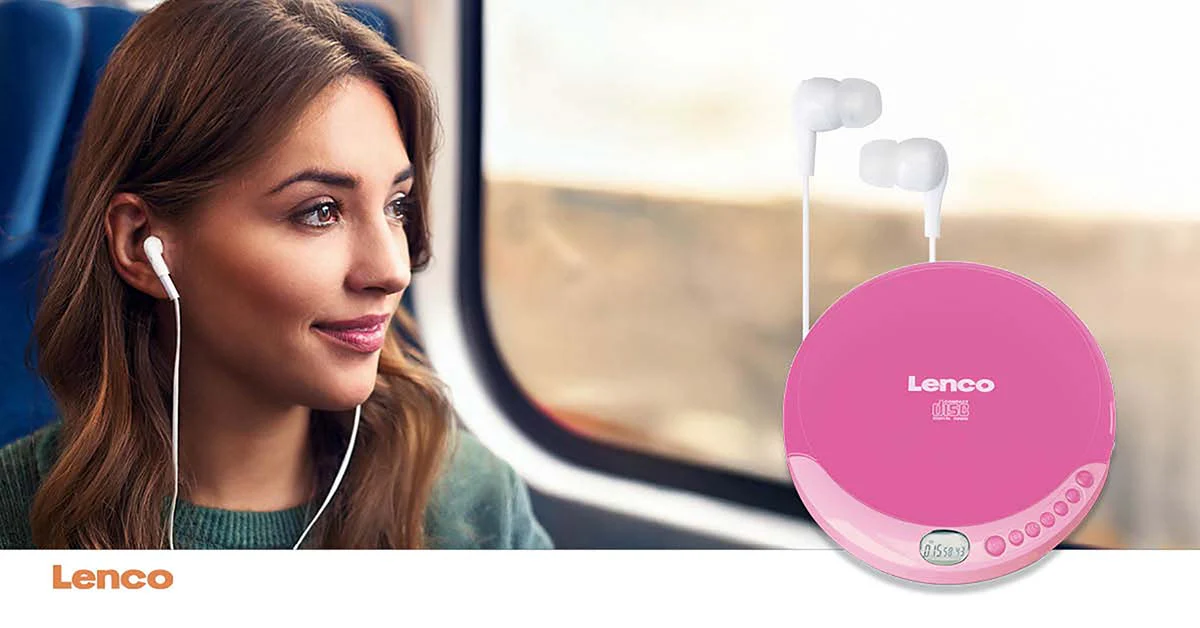 LENCO CD-011PK - Portable CD speler met oplaadfunctie - Roze - Image 10
