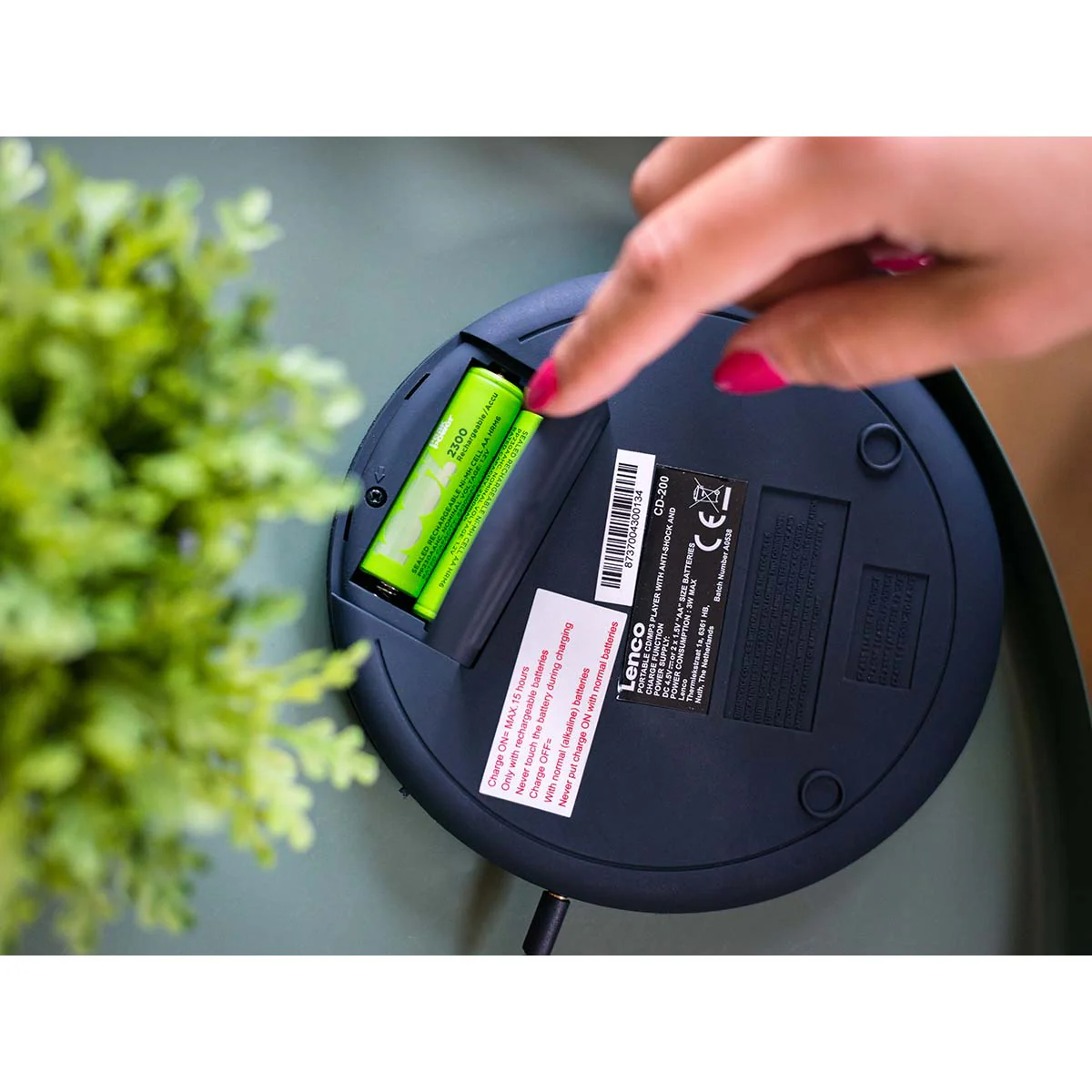 LENCO CD-200 - Portable CD-speler met anti-shock - Zwart - Image 3