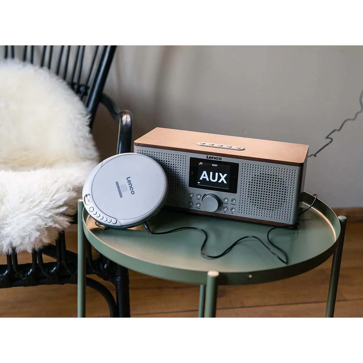 LENCO CD-201SI - Portable CD-speler met anti-shock - Zilver - Image 12