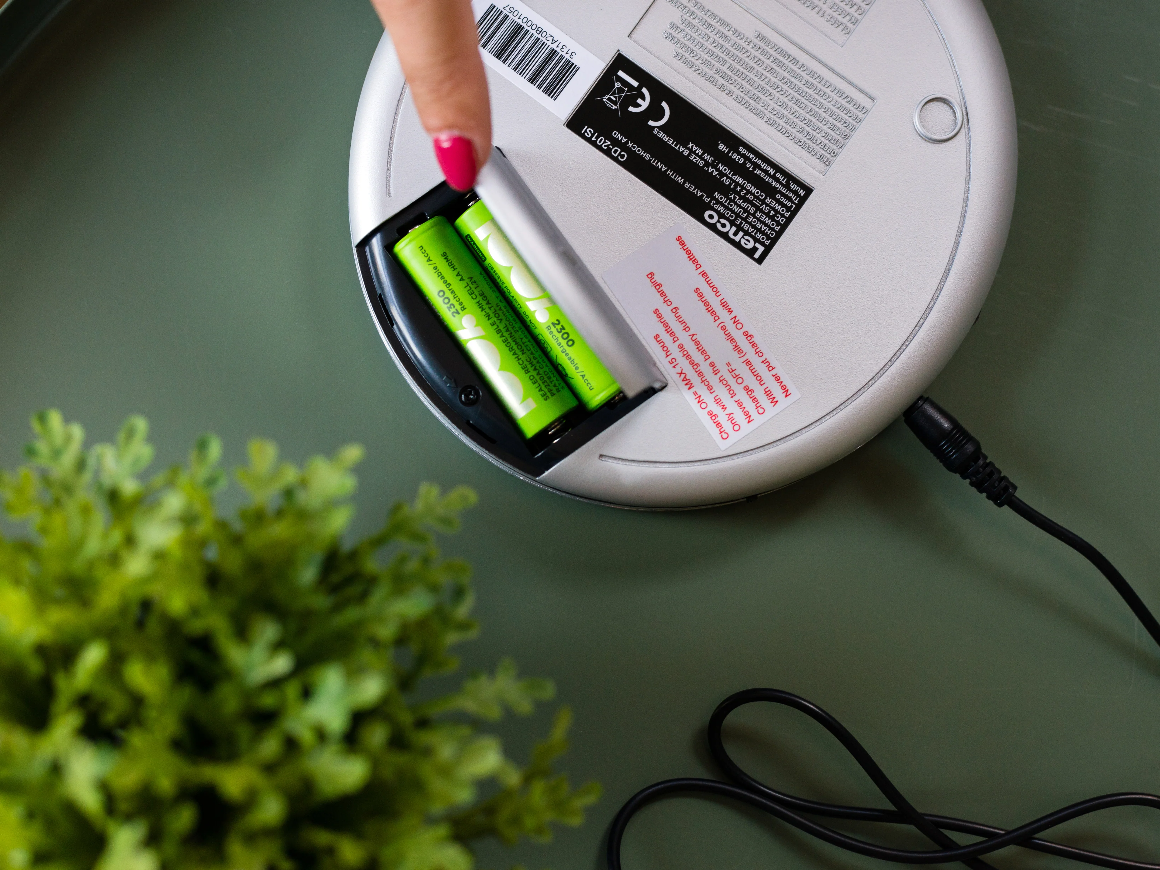 LENCO CD-201SI - Portable CD-speler met anti-shock - Zilver - Image 17