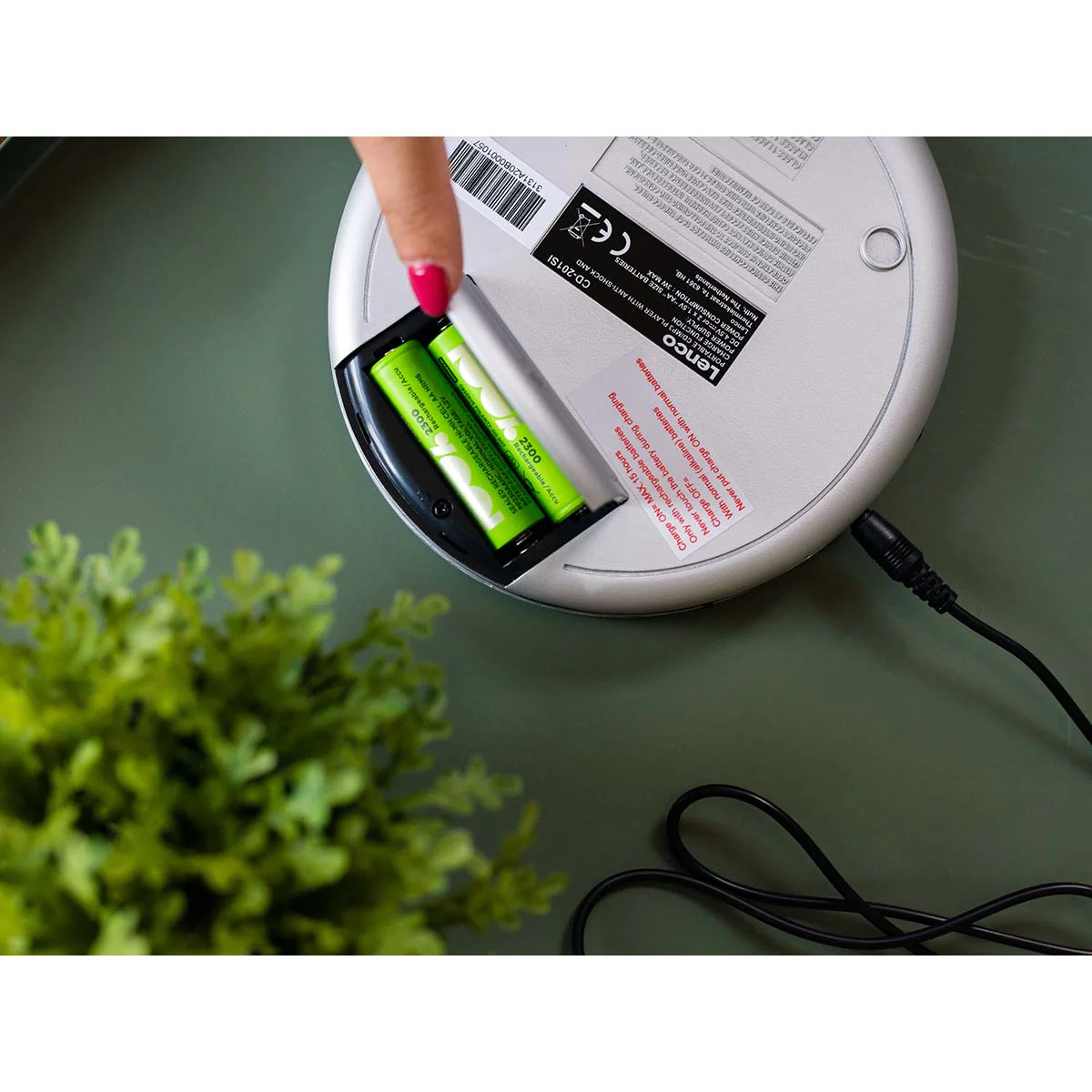 LENCO CD-201SI - Portable CD-speler met anti-shock - Zilver - Image 3