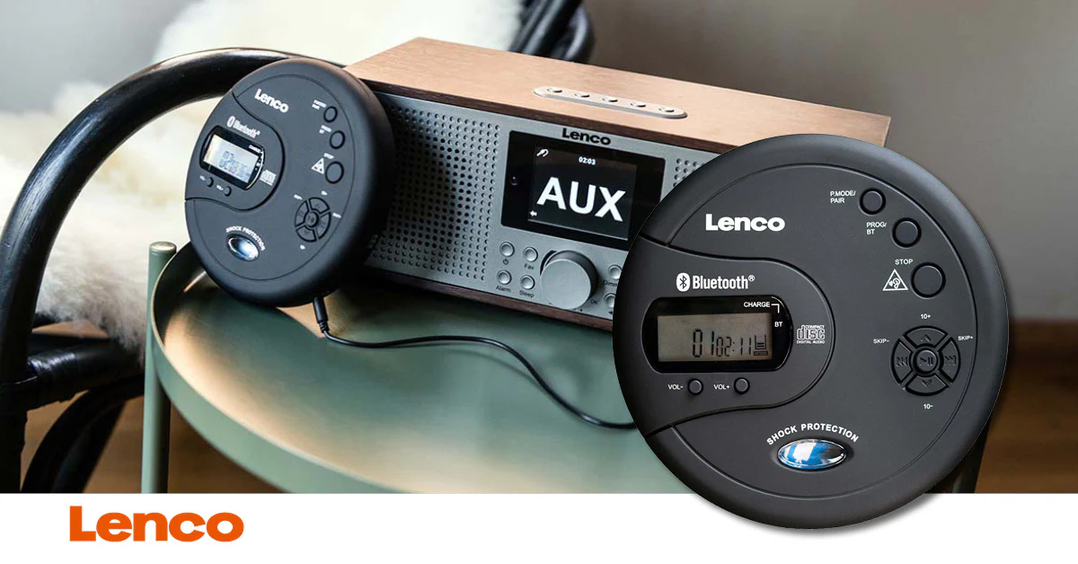 LENCO CD-300BK - Draagbare Bluetooth® CD-MP3 speler met anti-shock - Zwart - Image 15