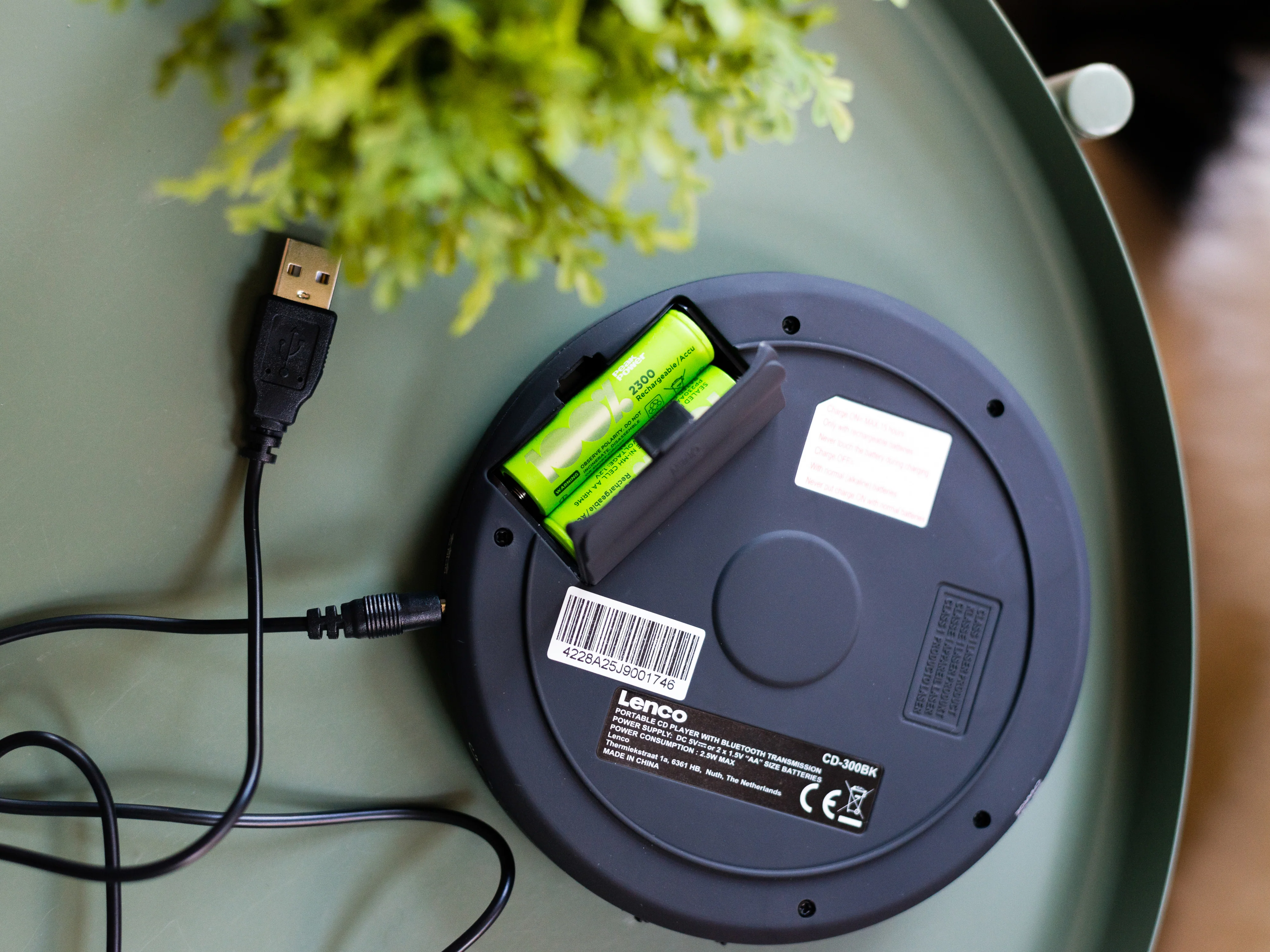 LENCO CD-300BK - Draagbare Bluetooth® CD-MP3 speler met anti-shock - Zwart - Image 17