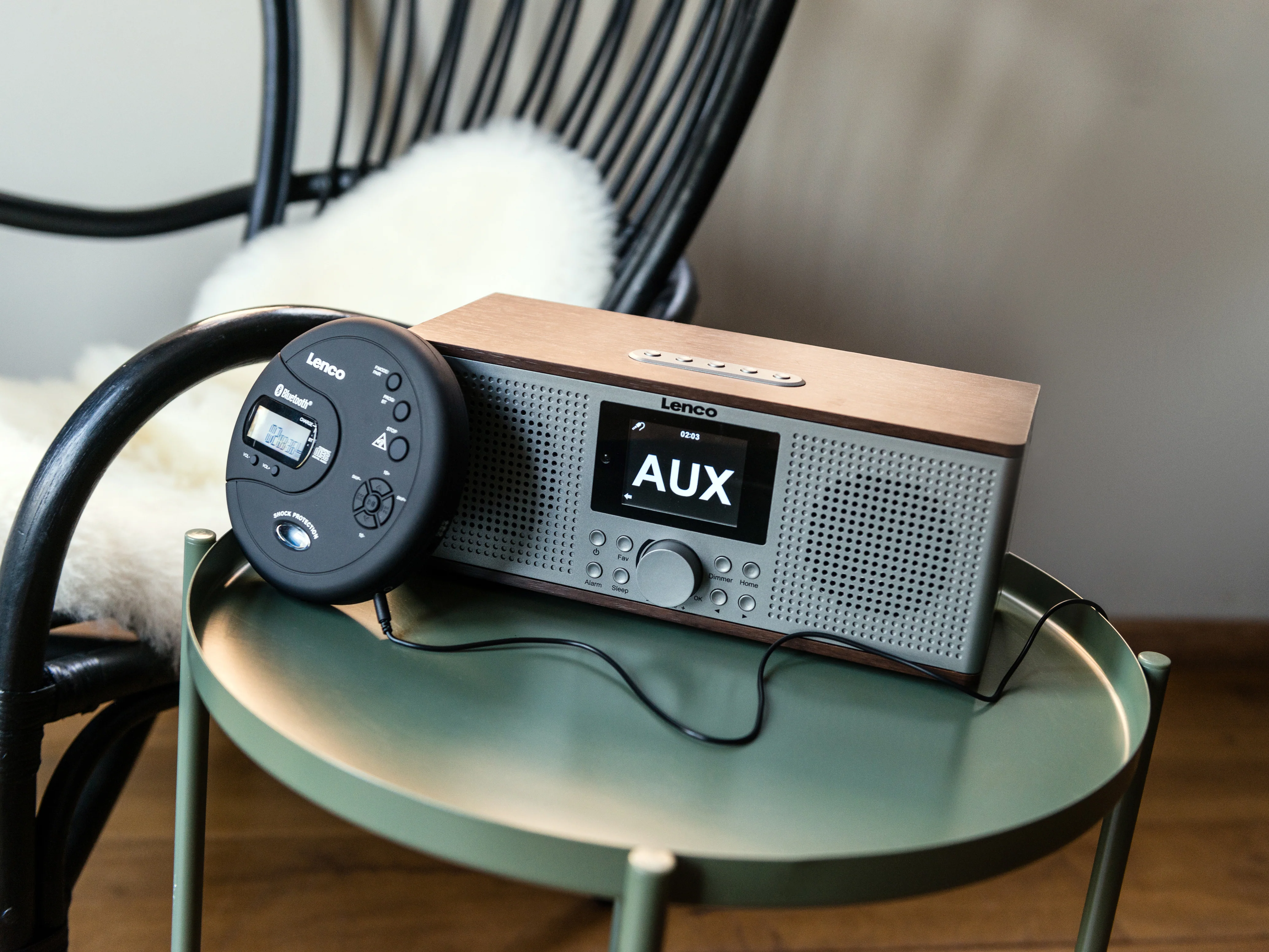 LENCO CD-300BK - Draagbare Bluetooth® CD-MP3 speler met anti-shock - Zwart - Image 21