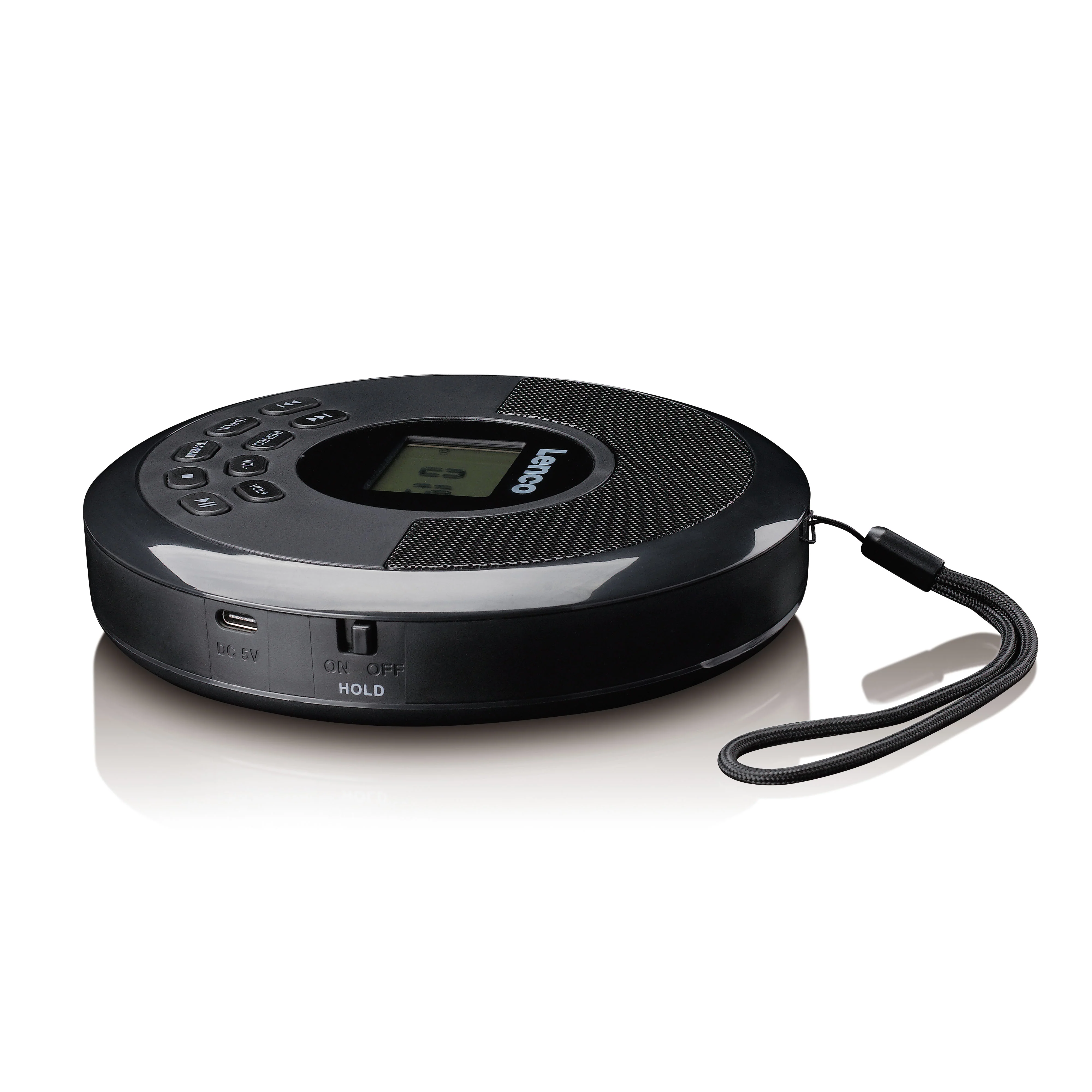 Lenco CD-340BK - Draagbare CD-/MP3-speler met Bluetooth en ingebouwde speakers - Zwart - Image 5