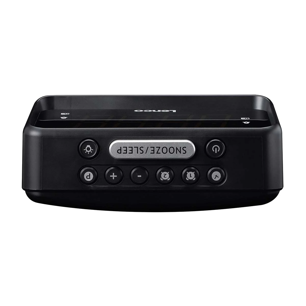 Lenco CR-28BK - Wekkerradio met handmatige dimmer, nachtverlichting en helder LED-display - Zwart - Image 6