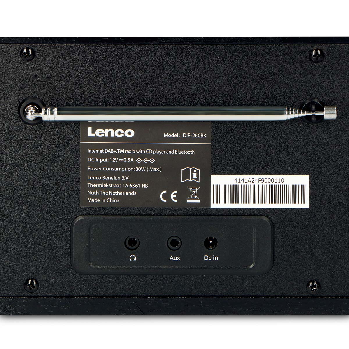 LENCO DIR-260BK - Internet / DAB+ FM Radio met CD-speler en Bluetooth®, zwart - Image 10