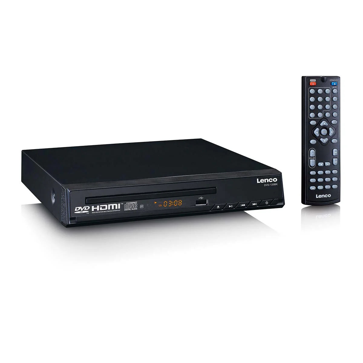 LENCO DVD-120BK - DVD-speler met HDMI en Afstandsbediening - Image 6