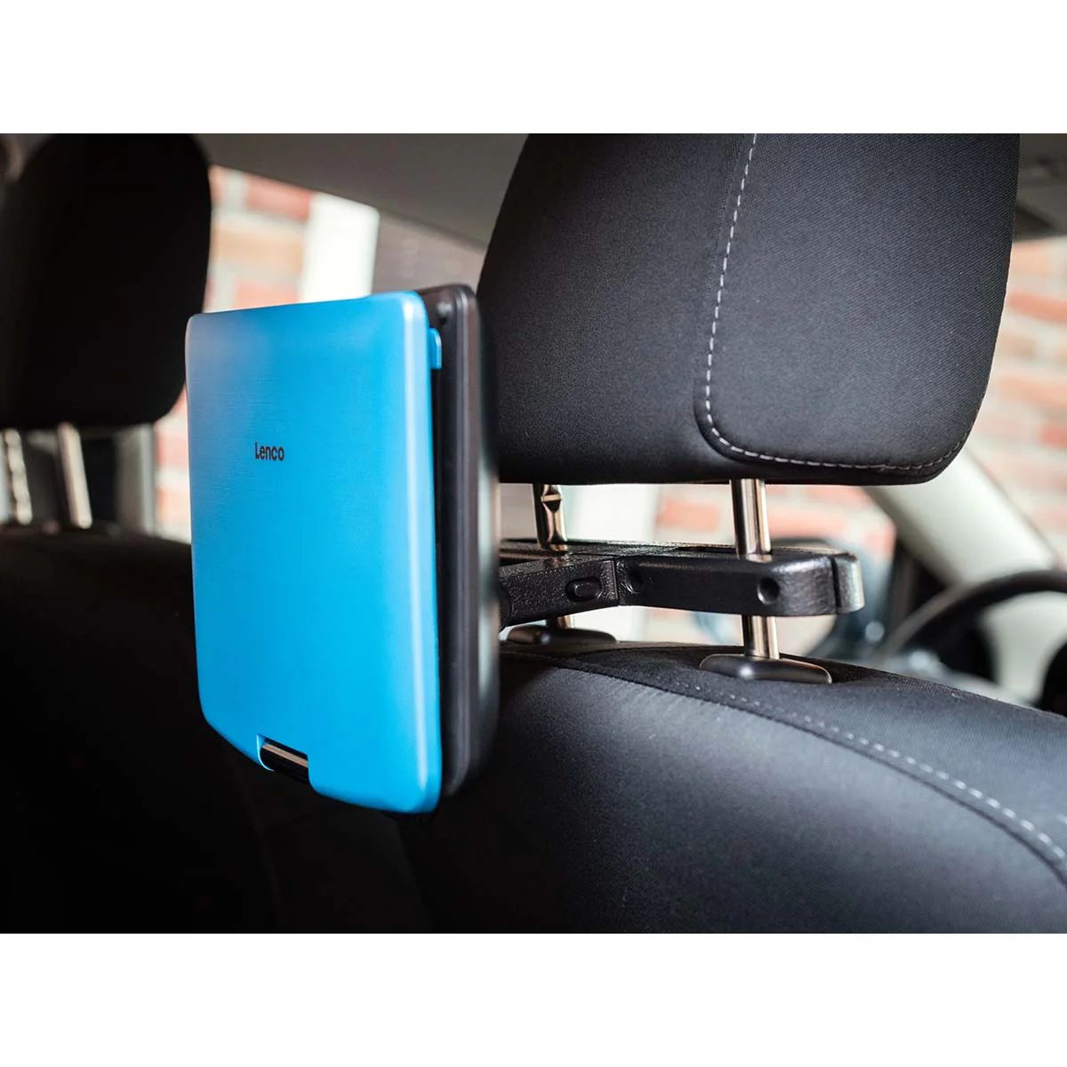 LENCO DVP-910BU - Portable 9" DVD-speler met USB-hoofdtelefoon en ophangbeugel - Blauw/zwart - Image 14