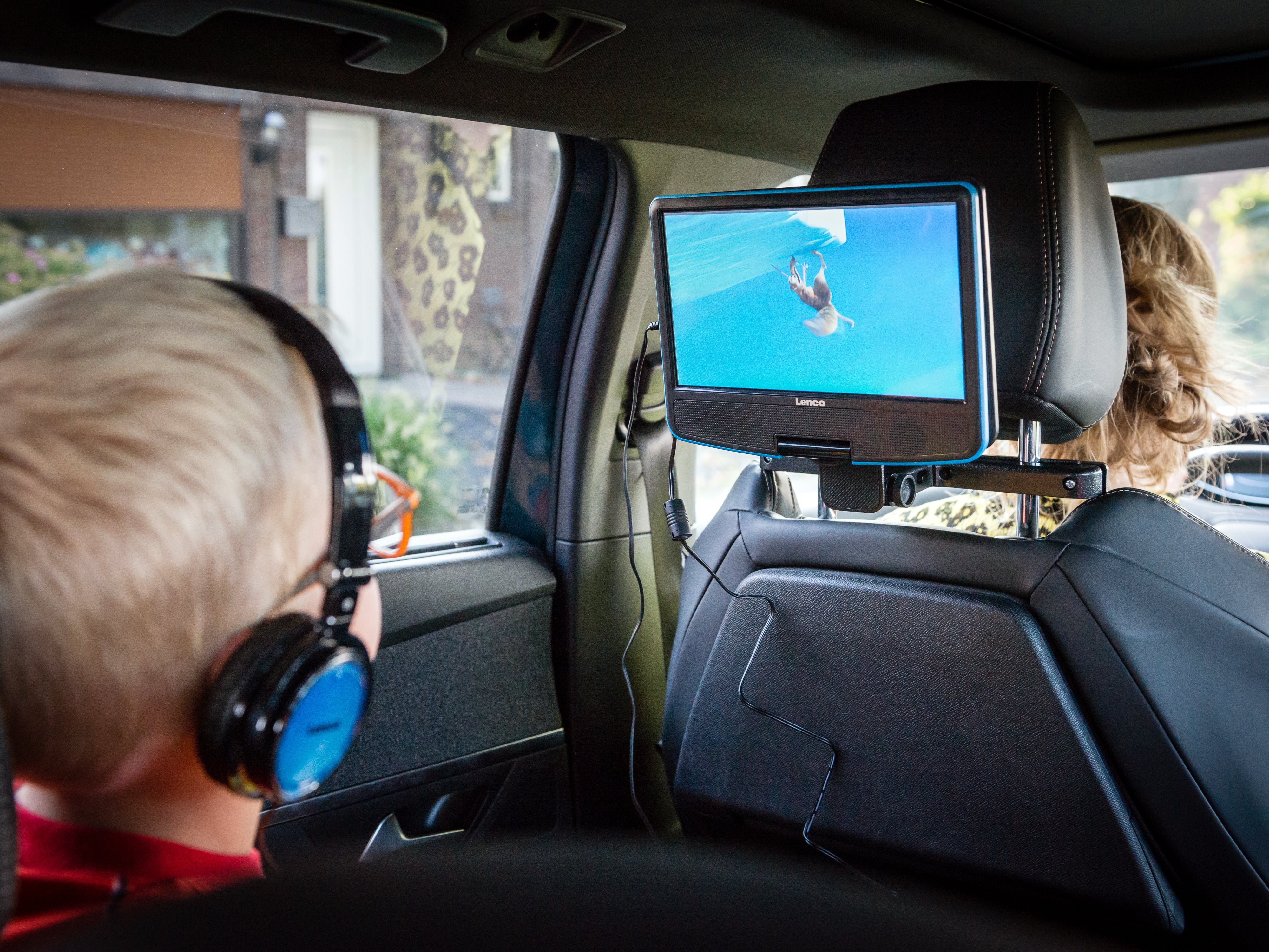 LENCO DVP-910BU - Portable 9" DVD-speler met USB-hoofdtelefoon en ophangbeugel - Blauw/zwart - Image 20