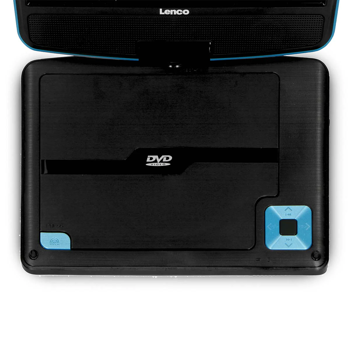 LENCO DVP-910BU - Portable 9" DVD-speler met USB-hoofdtelefoon en ophangbeugel - Blauw/zwart - Image 5