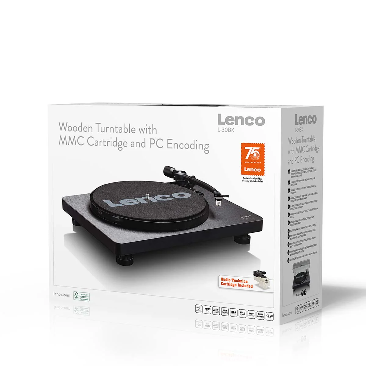 LENCO L-30BK - Platenspeler met USB/PC encoding - Zwart - Image 16