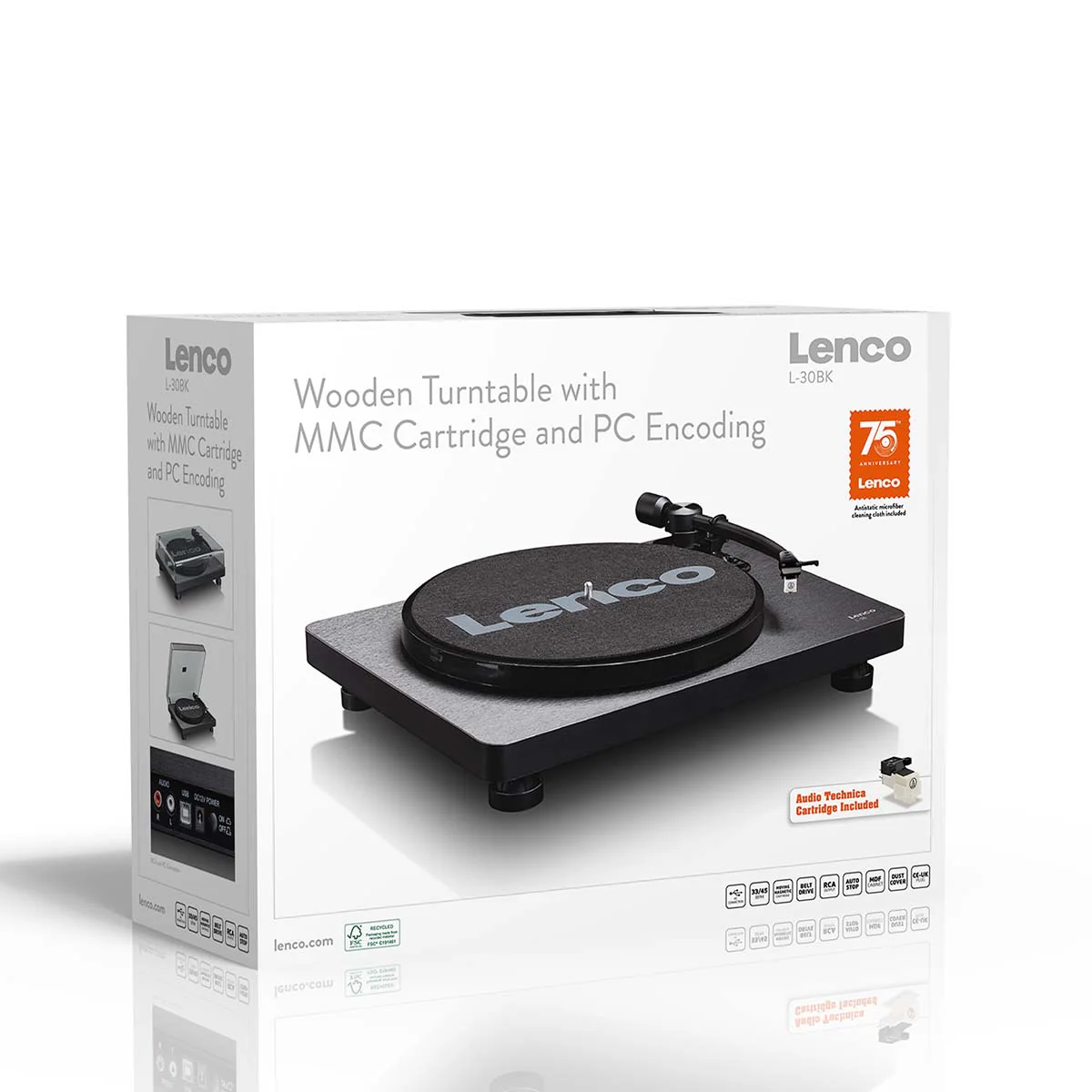 LENCO L-30BK - Platenspeler met USB/PC encoding - Zwart - Image 17