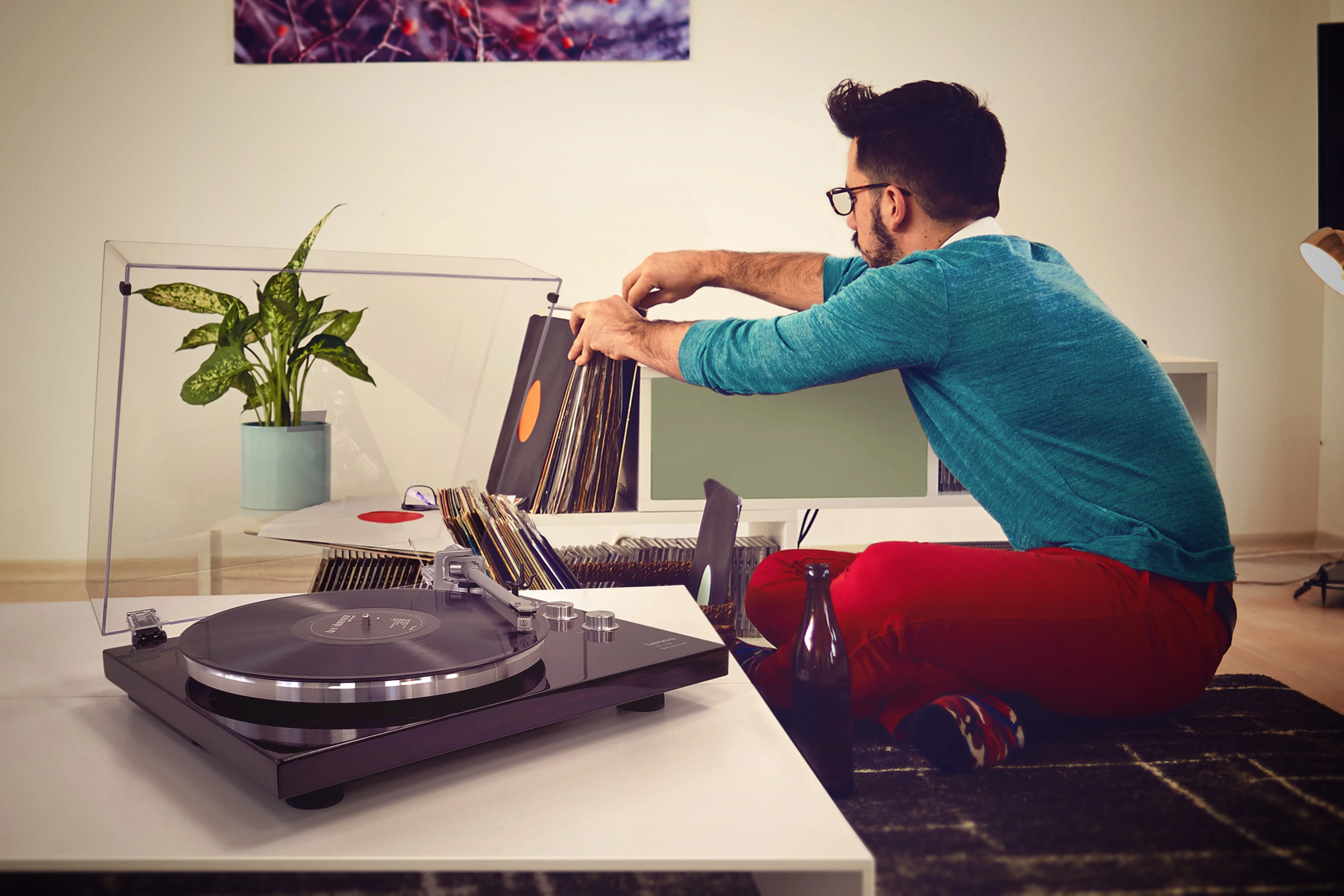 LENCO LBT-188WA - Platenspeler met Bluetooth® transmissie, donkerbruin - Image 27