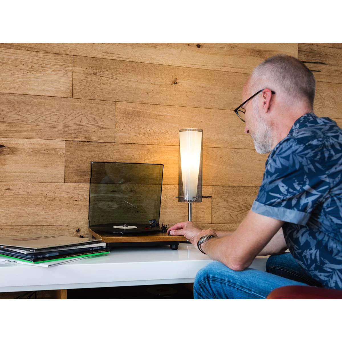 LENCO LS-10WD - Platenspeler met ingebouwde speakers - Hout - Image 11