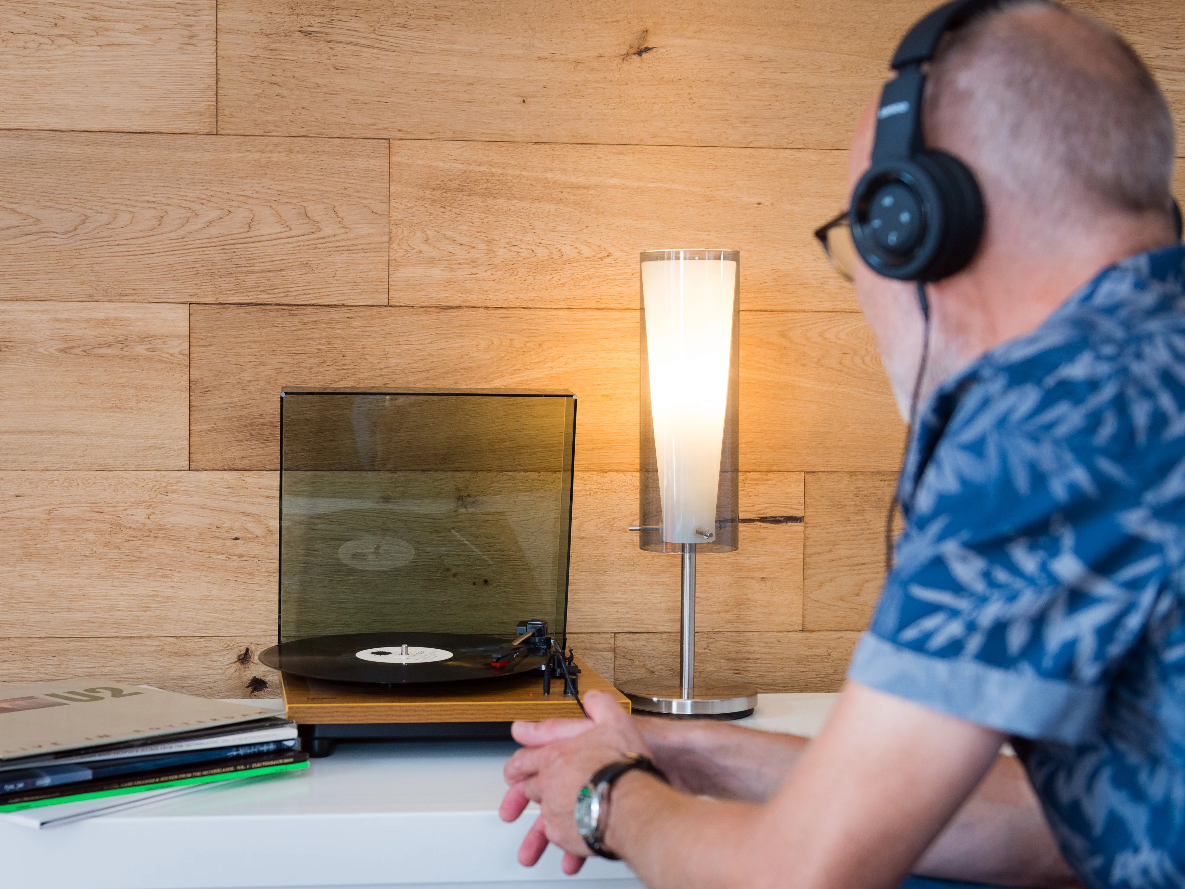 LENCO LS-10WD - Platenspeler met ingebouwde speakers - Hout - Image 16