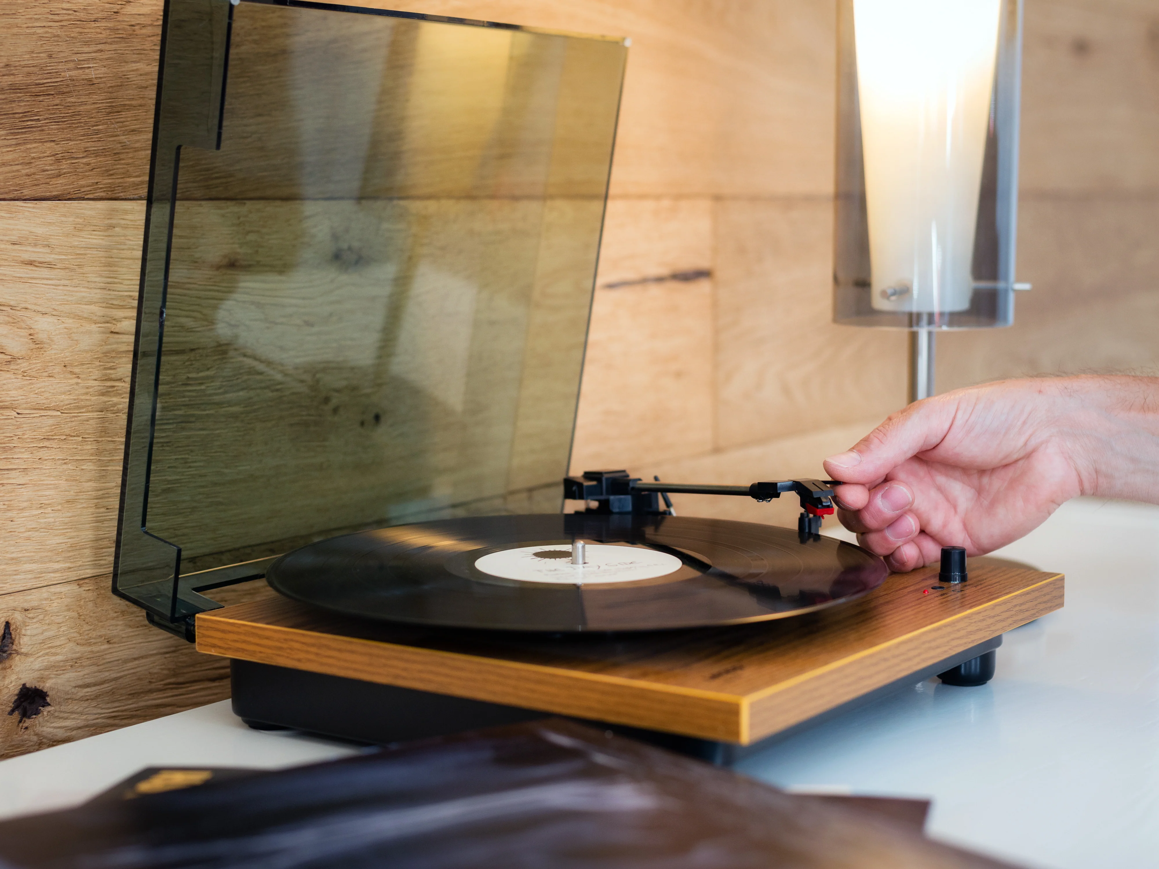 LENCO LS-10WD - Platenspeler met ingebouwde speakers - Hout - Image 19