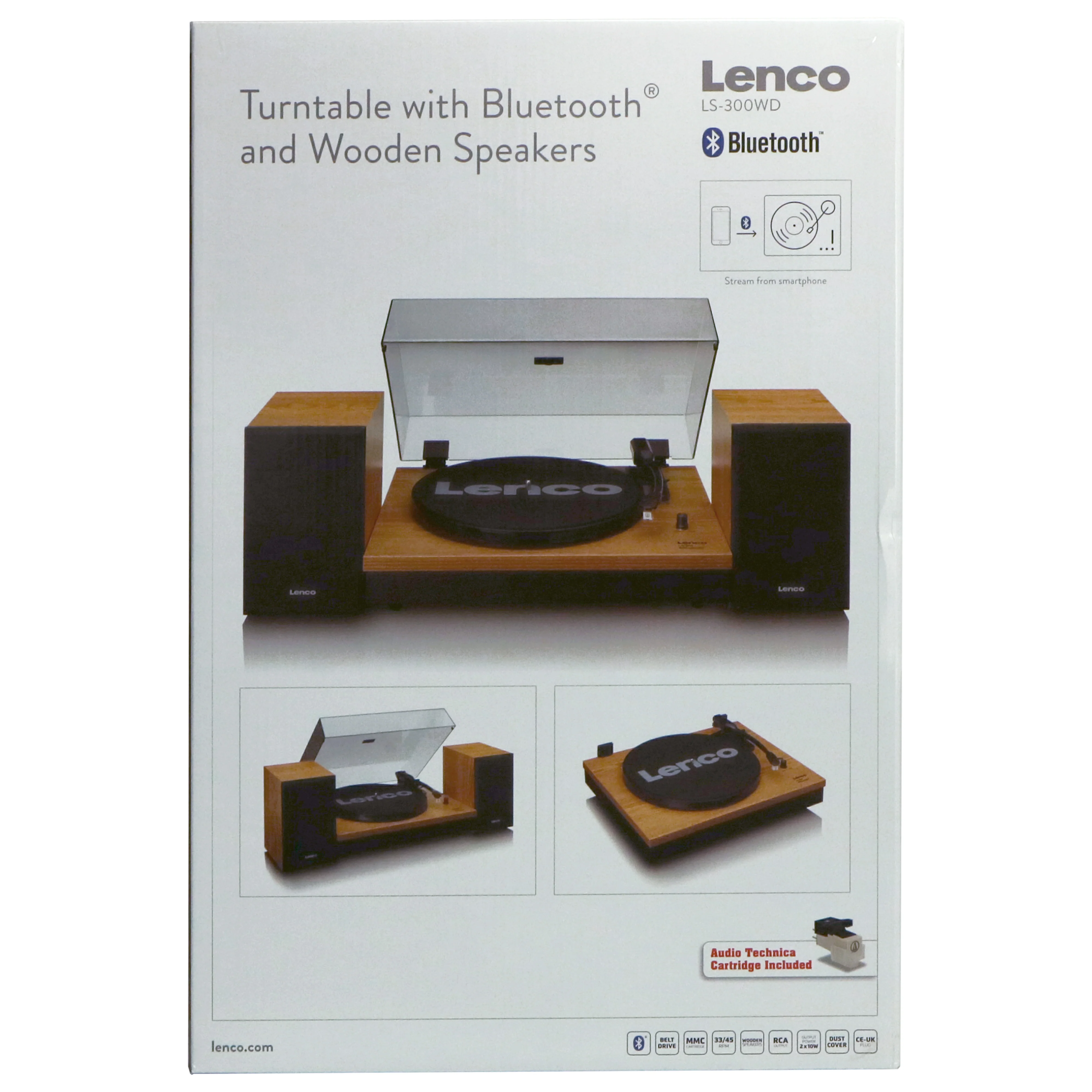 LENCO LS-300WD - Platenspeler met Bluetooth® en twee externe speakers, hout - Image 19