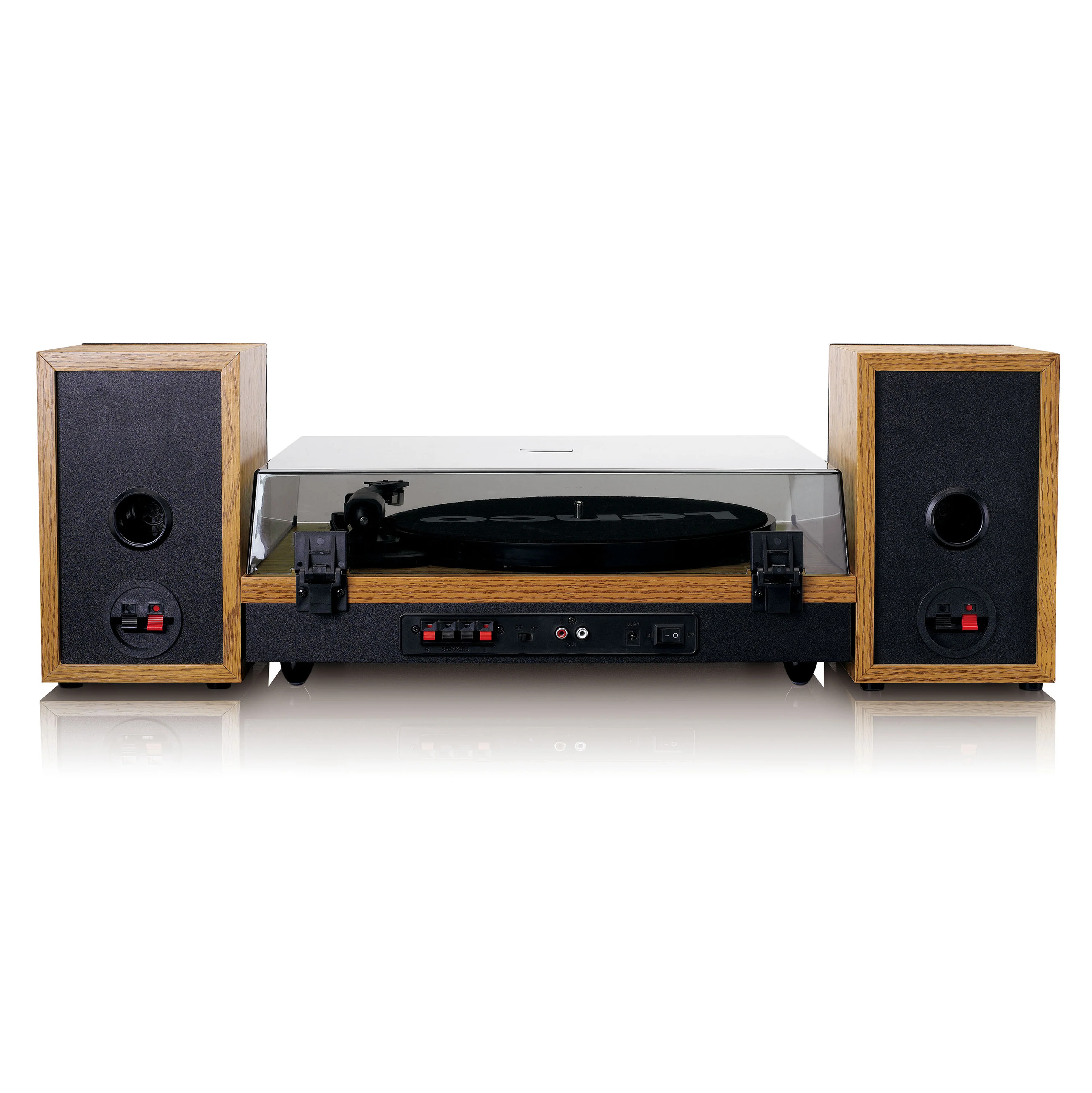 LENCO LS-300WD - Platenspeler met Bluetooth® en twee externe speakers, hout - Image 5