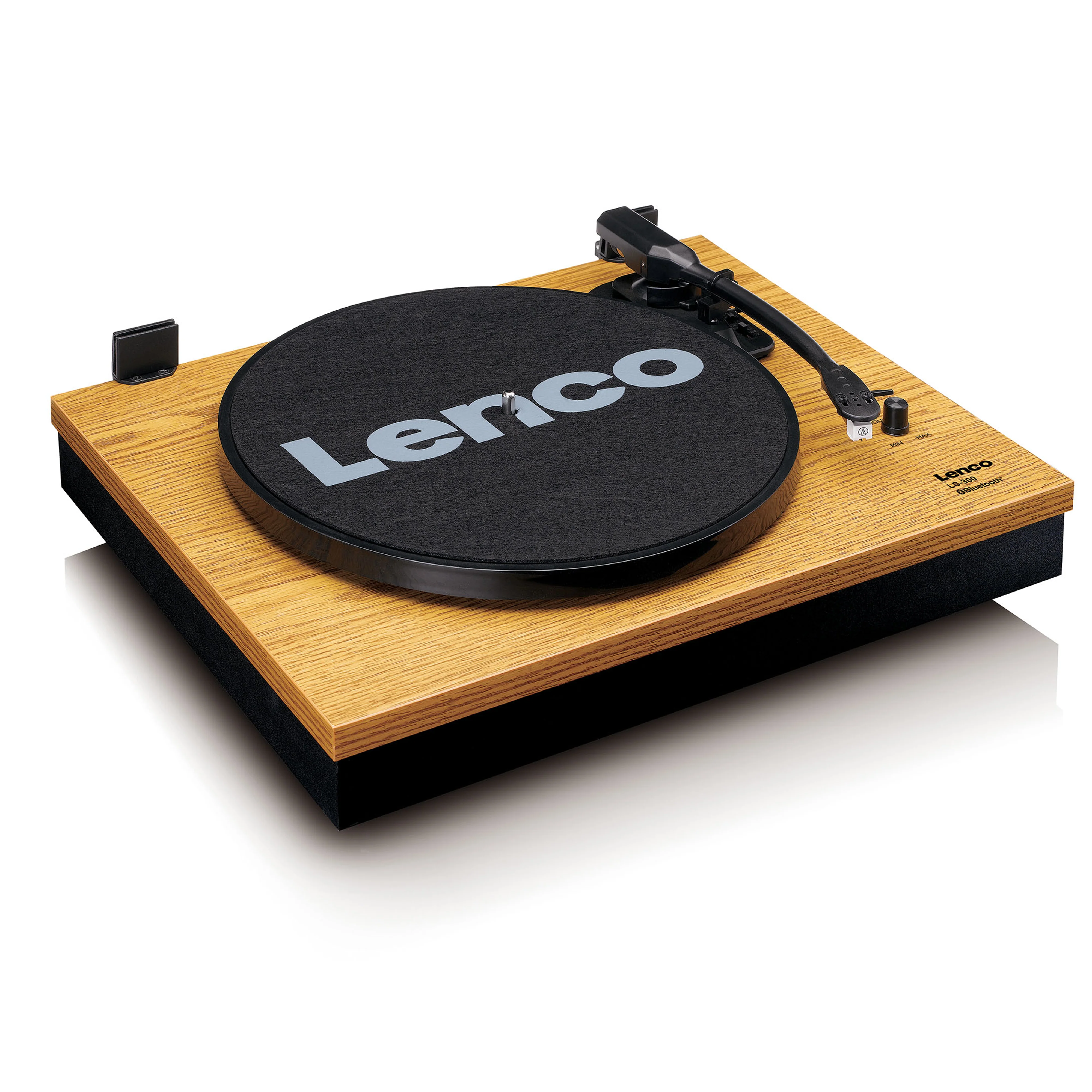 LENCO LS-300WD - Platenspeler met Bluetooth® en twee externe speakers, hout - Image 7