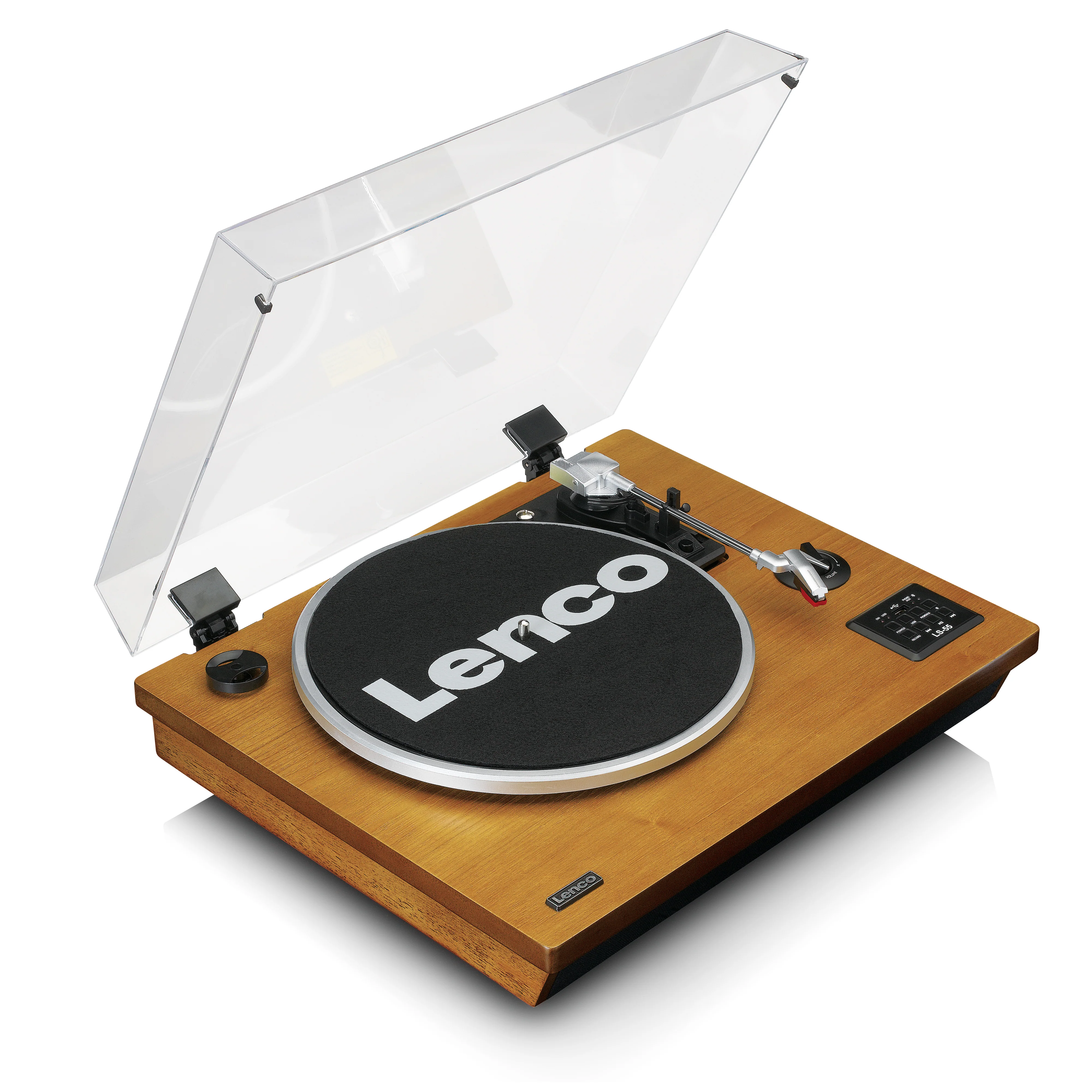 LENCO LS-55WA - Platenspeler met Bluetooth®, USB, MP3, luidsprekers - Hout - Image 6