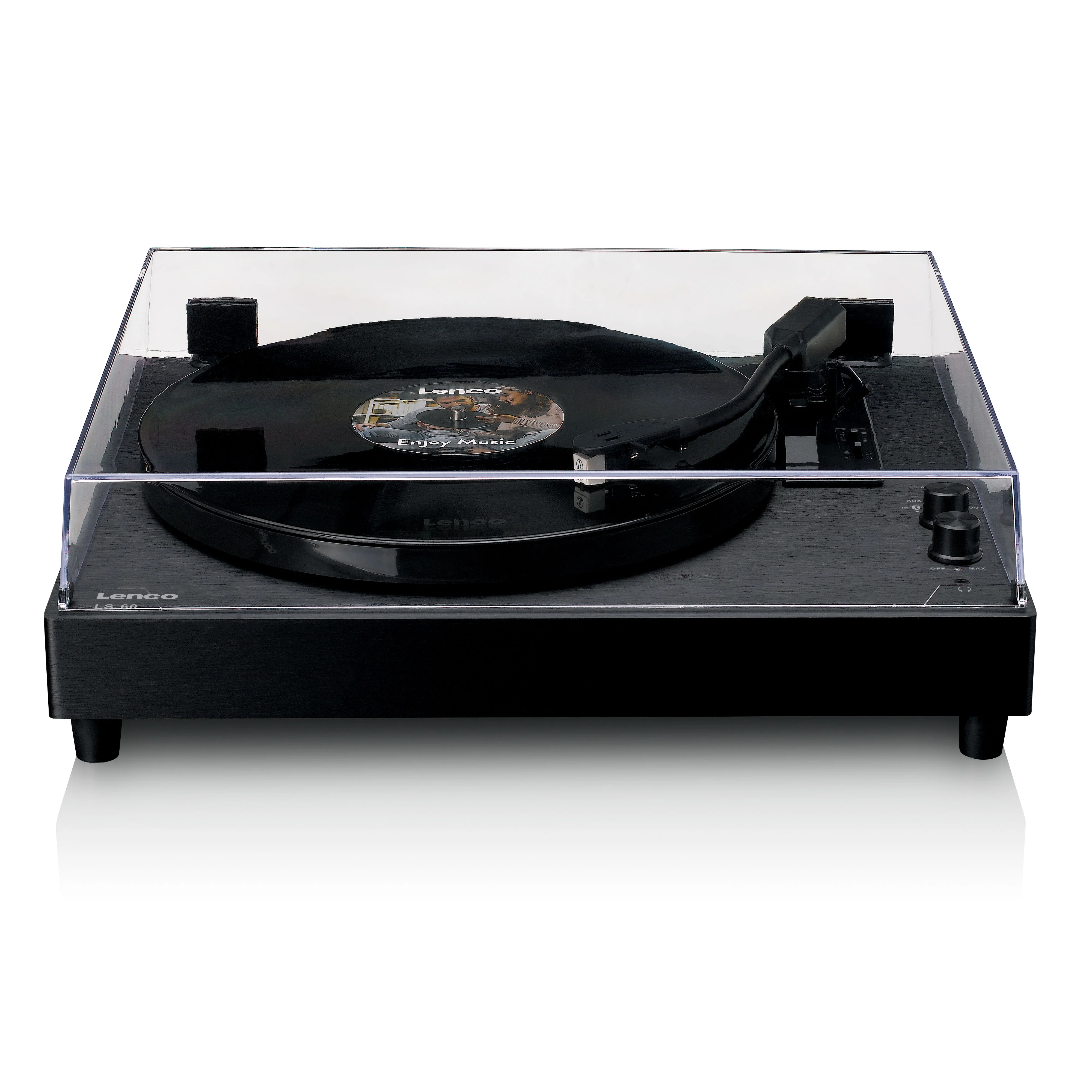 Lenco LS-60BK - Houten platenspeler met Bluetooth en ingebouwde speakers - Zwart - Image 17