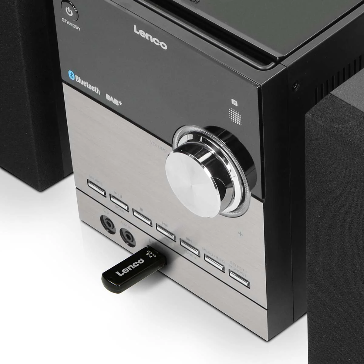 LENCO MC-150 - Stereo set met DAB+ FM CD en Bluetooth® en USB player - Zwart - Image 11
