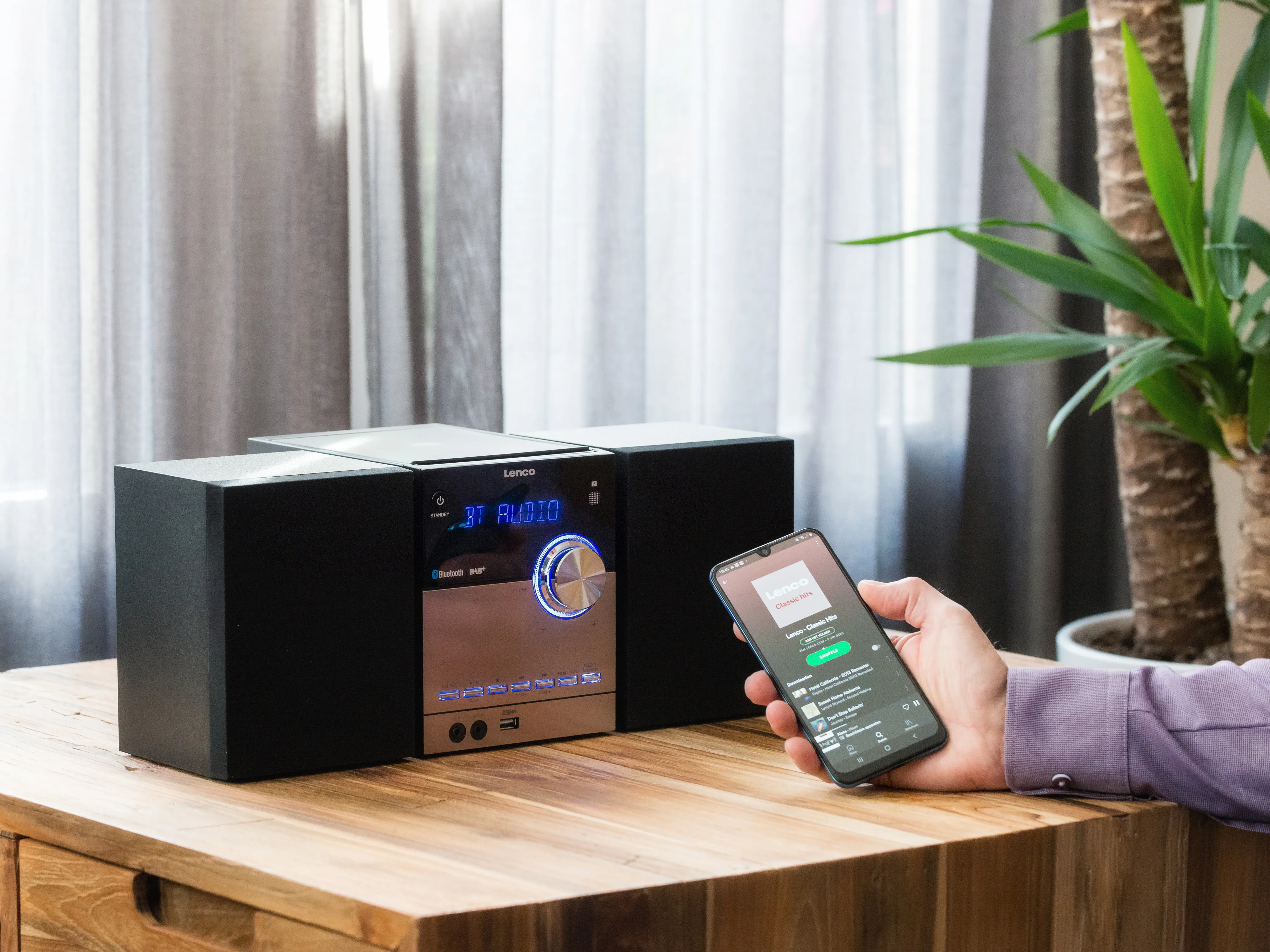 LENCO MC-150 - Stereo set met DAB+ FM CD en Bluetooth® en USB player - Zwart - Image 20