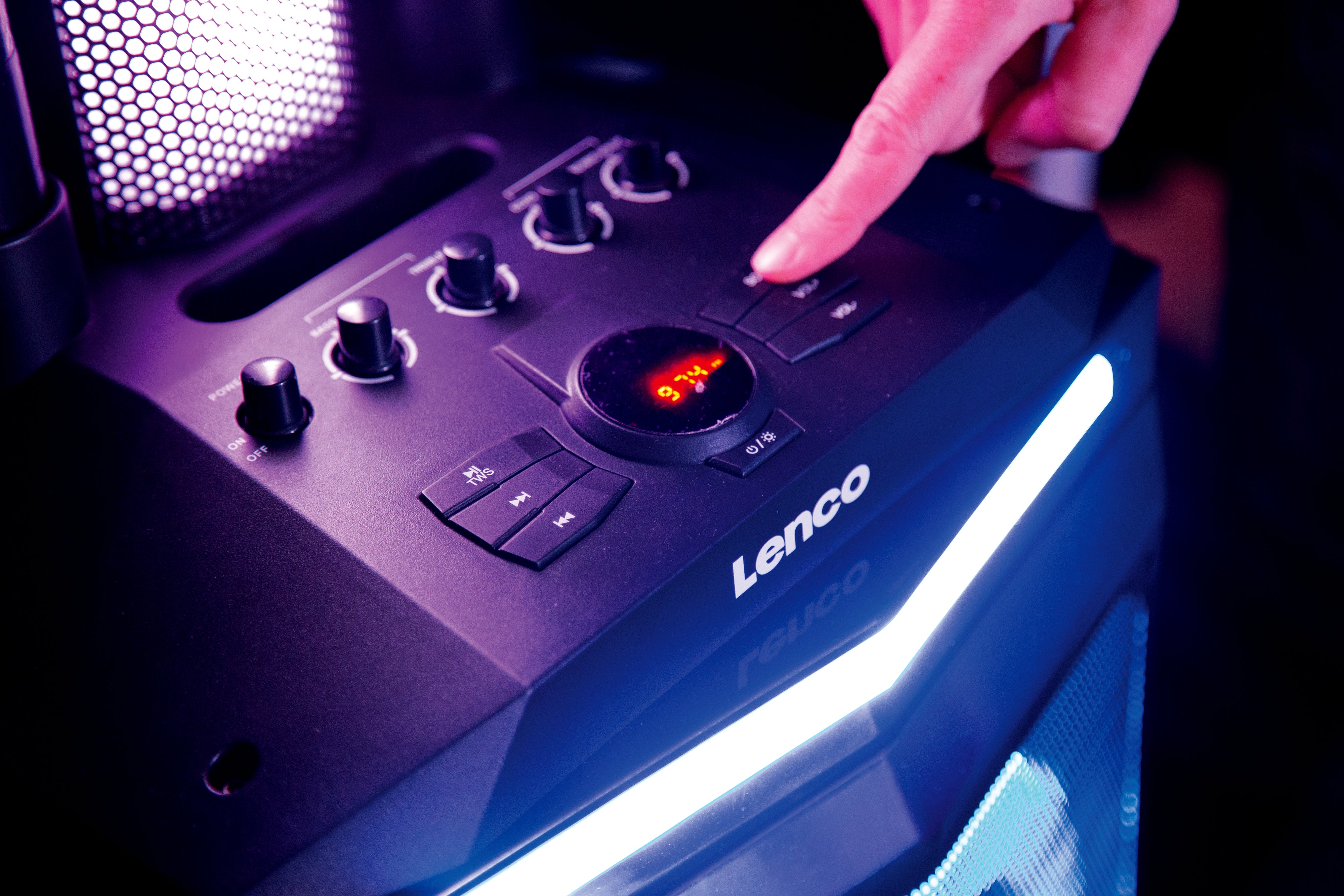 LENCO - PA-220BK - PA met Subwoofer en afneembare tweeter kolom - Image 19