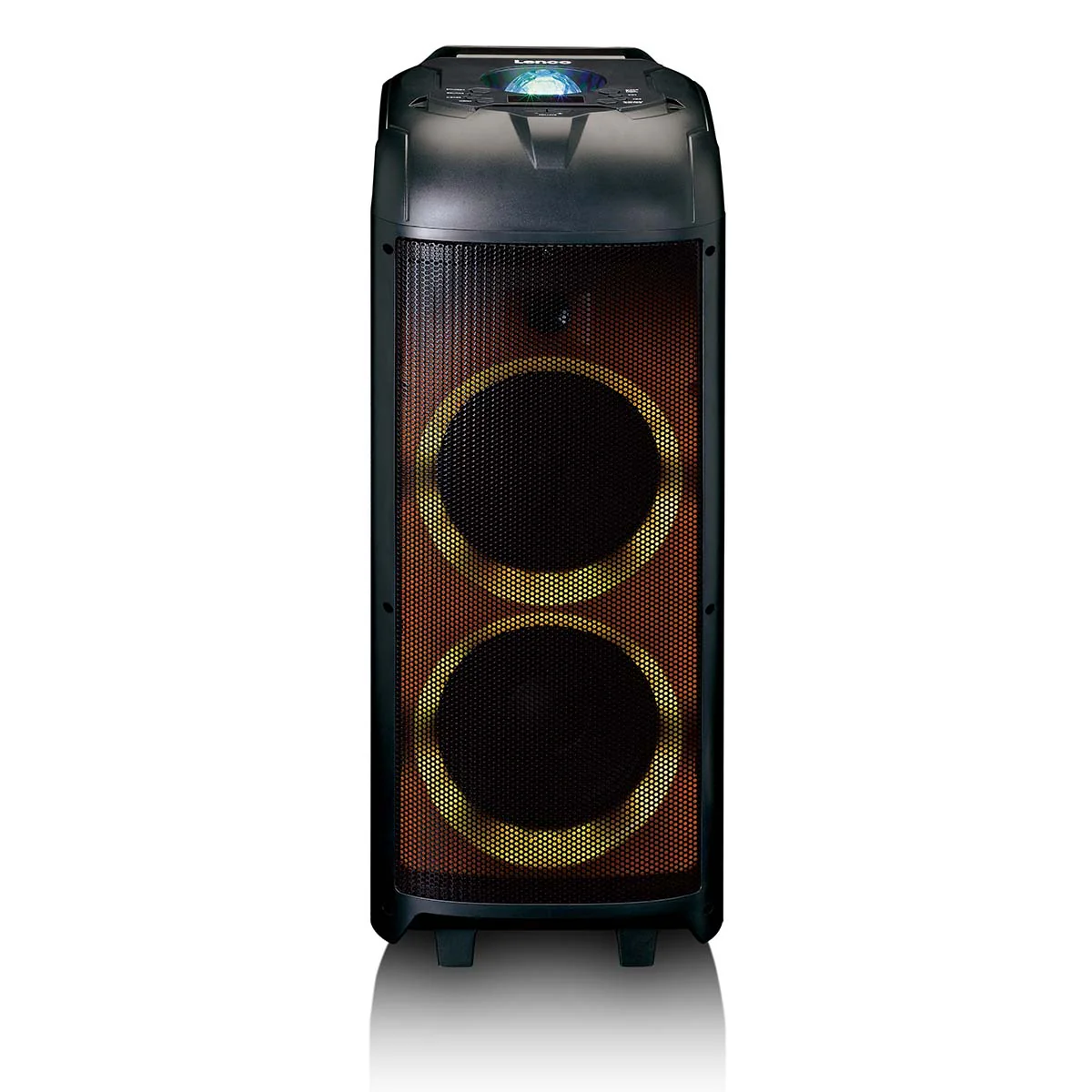 LENCO PA-260BK - PA met front LED verlichting en disco bal - Image 4