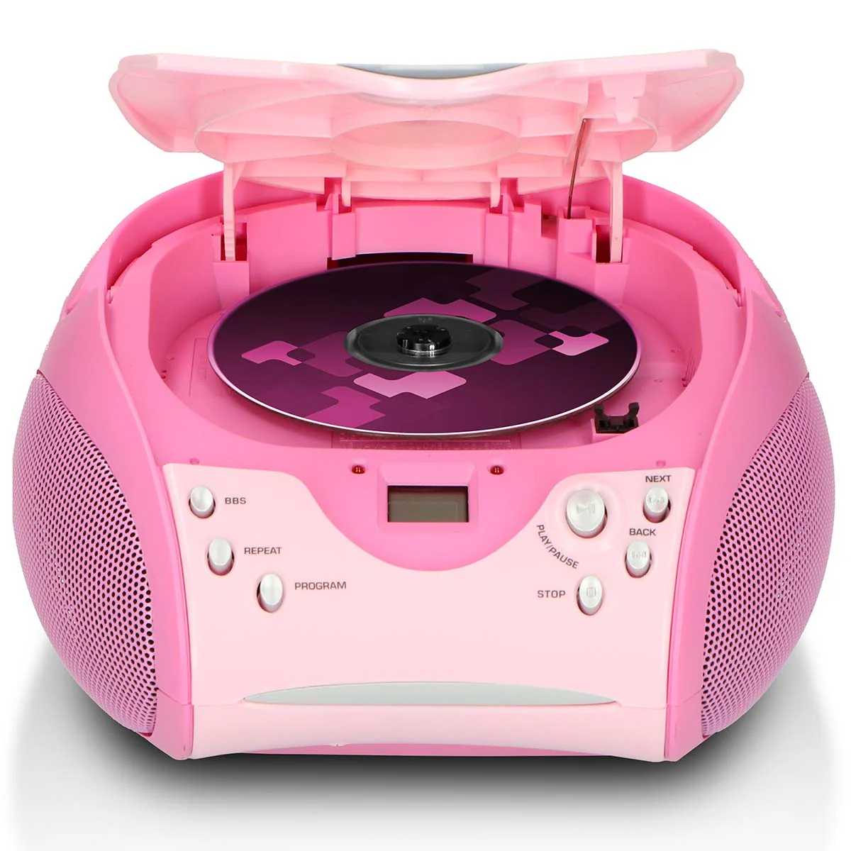 LENCO SCD-24 Pink - Draagbare stereo FM radio met CD-speler - Roze - Image 11