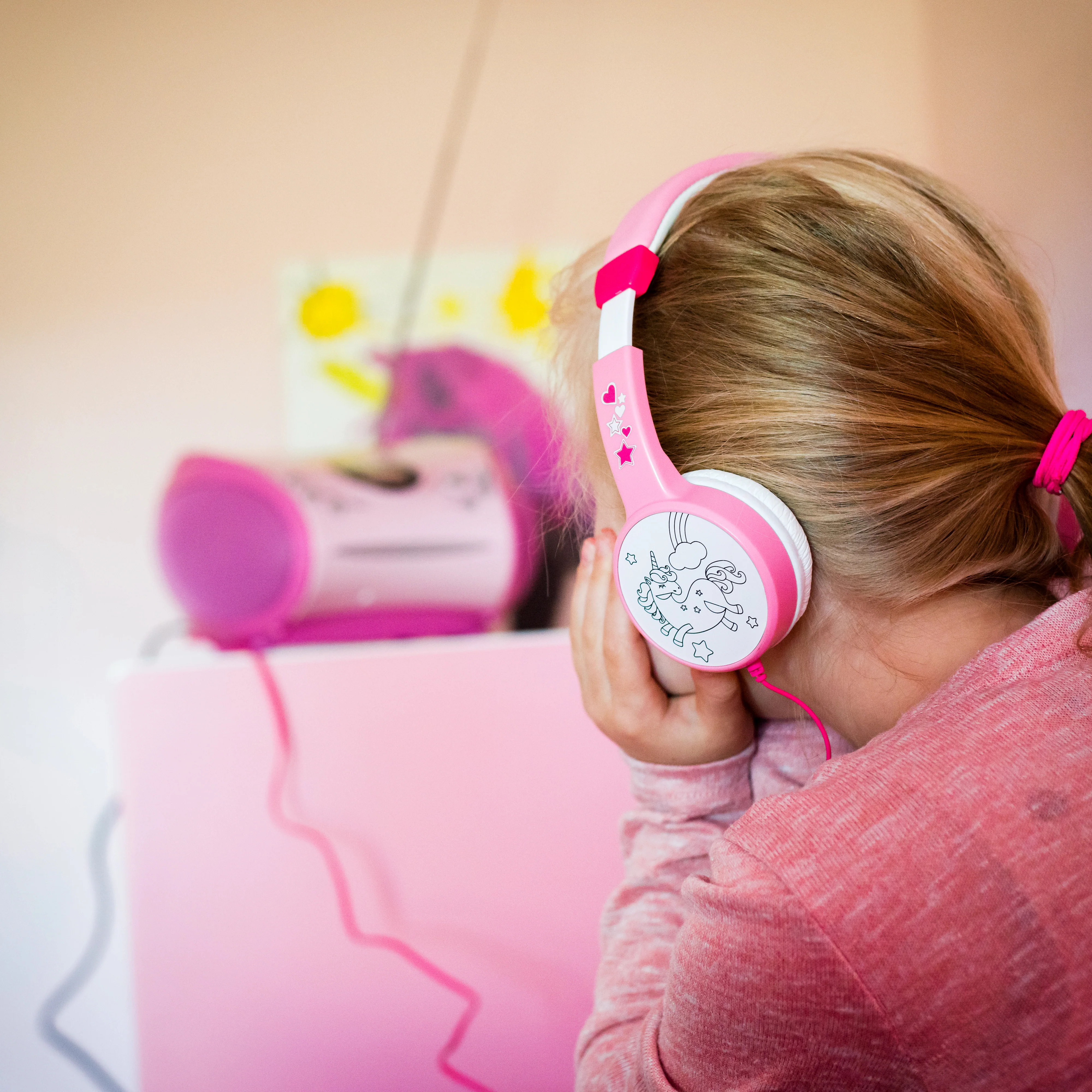 LENCO SCD-24 Pink - Draagbare stereo FM radio met CD-speler - Roze - Image 16