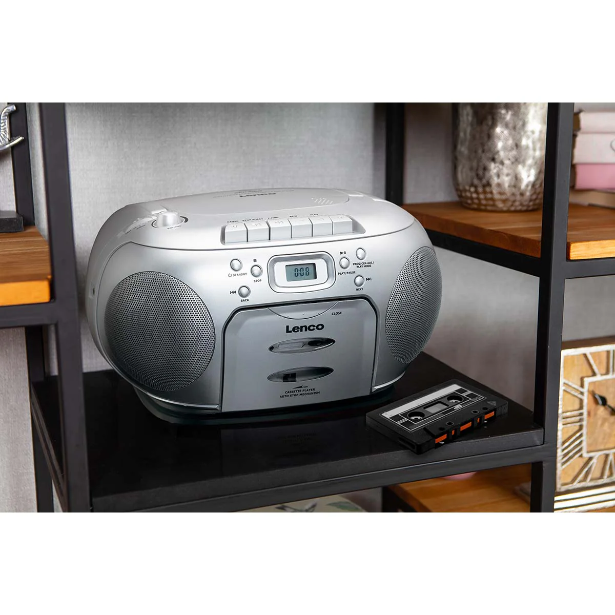 LENCO SCD-420SI - Portable stereo FM Radio CD - Cassettespeler - Image 10