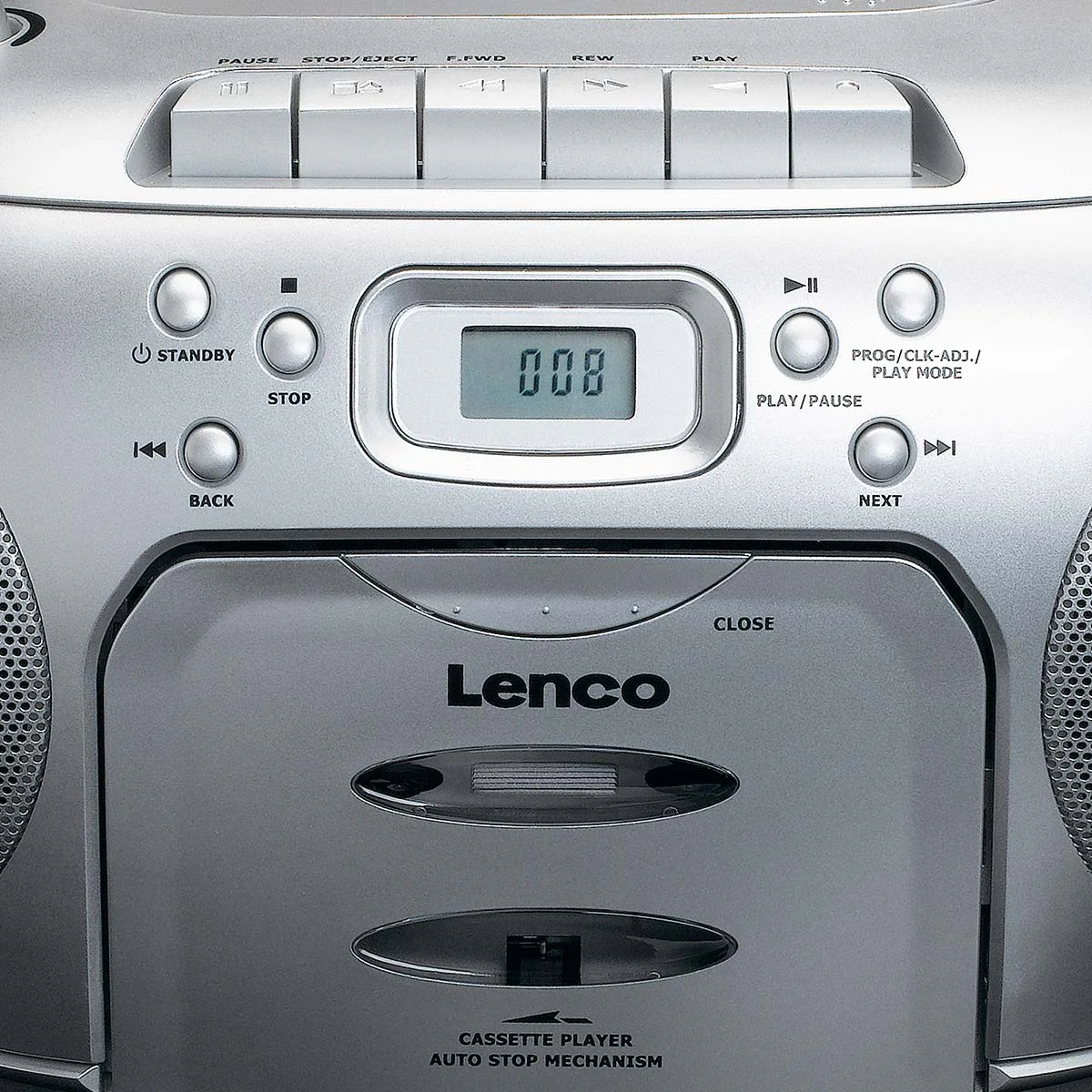 LENCO SCD-420SI - Portable stereo FM Radio CD - Cassettespeler - Image 5