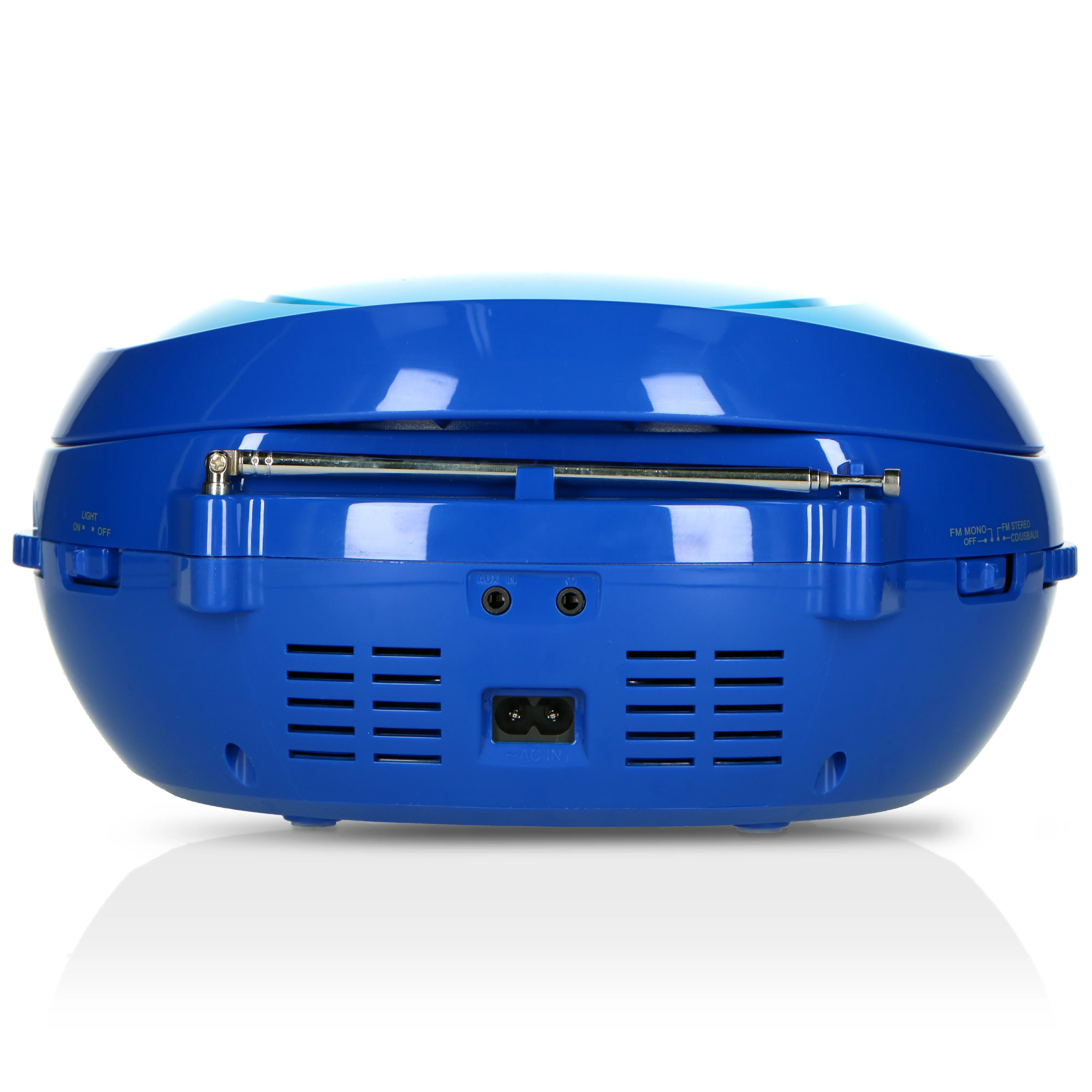 LENCO SCD-650BU Draagbare FM Radio CD/MP3/USB microfoon en licht effecten - Blauw - Image 8