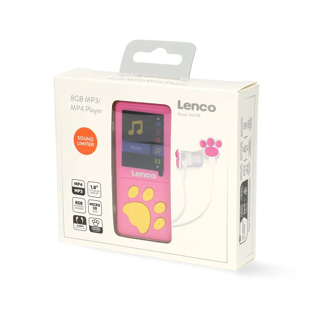 LENCO Xemio-560PK - MP3/MP4 speler met 8GB geheugen - Roze - Image 12