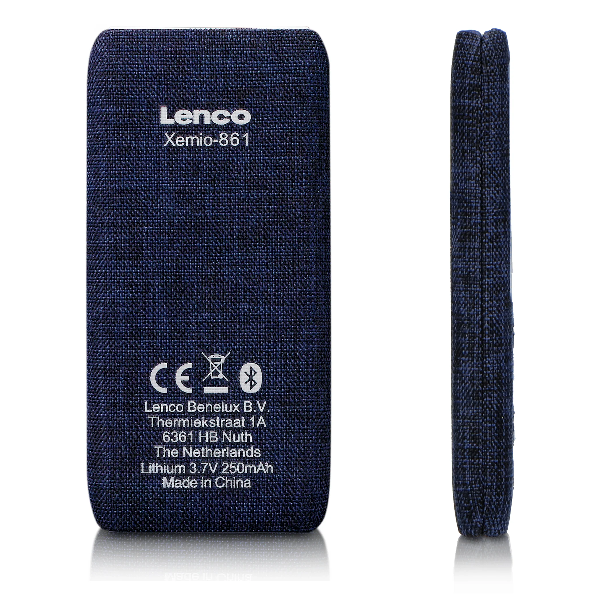 LENCO XEMIO-861BU - MP3/MP4 Player met Bluetooth® 8GB Micro SD Card - Blauw - Image 5